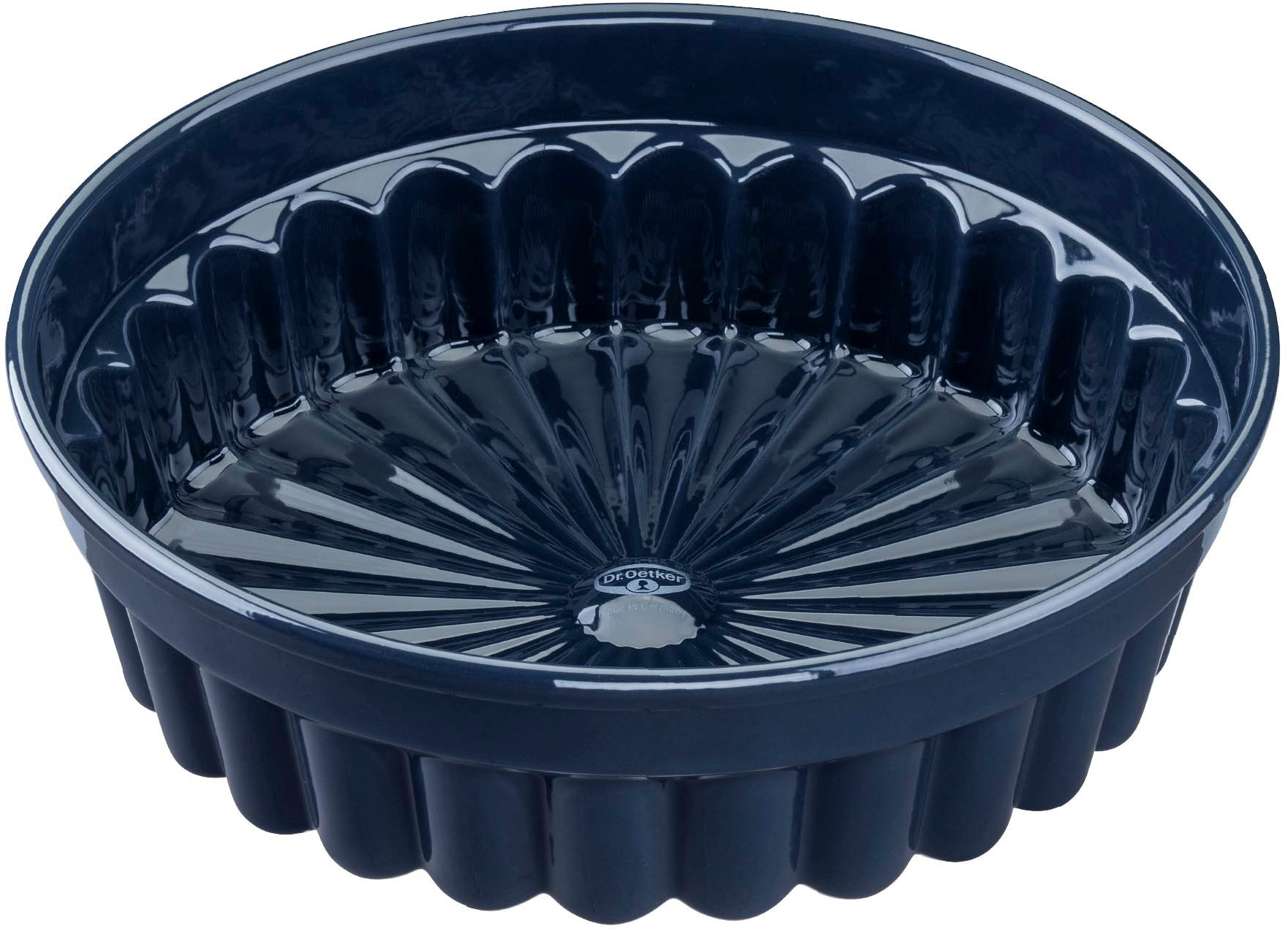 Dr. Oetker Küchenhelfer Backform "Charlottenform Back-Liebe Emaille, Ø 28 c günstig online kaufen