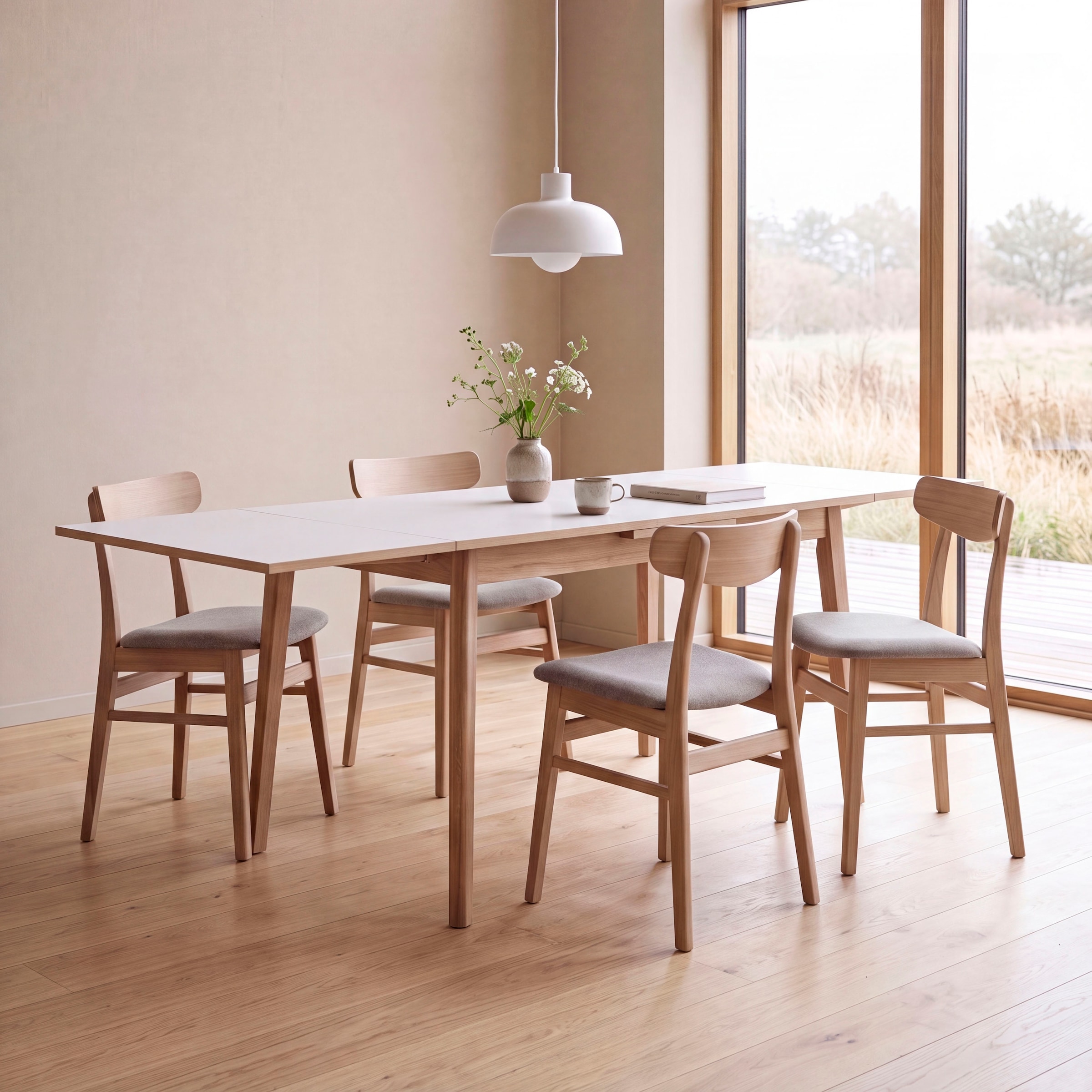Hammel Furniture Esstisch »Esstisch Basic Single – ausziehbar, dänisches Design, robust« Flexibel erweiterbar 120–220 cm – stabil aus Massivholz