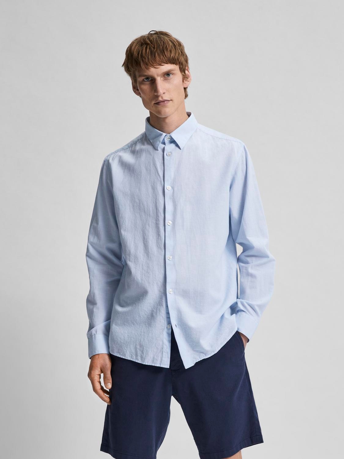 SELECTED Langarmhemd "SLHSLIMSUN LS SHIRT CLASSIC D"
