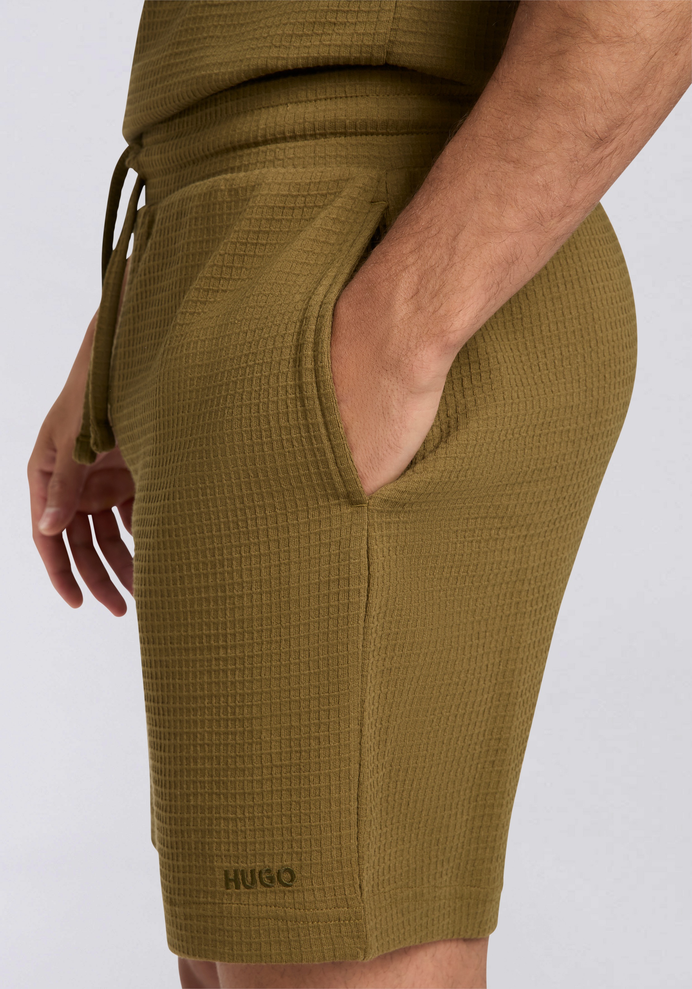 Thumbnail - HUGO Underwear Pyjamashorts "Austin Short" mit Tunnelzug