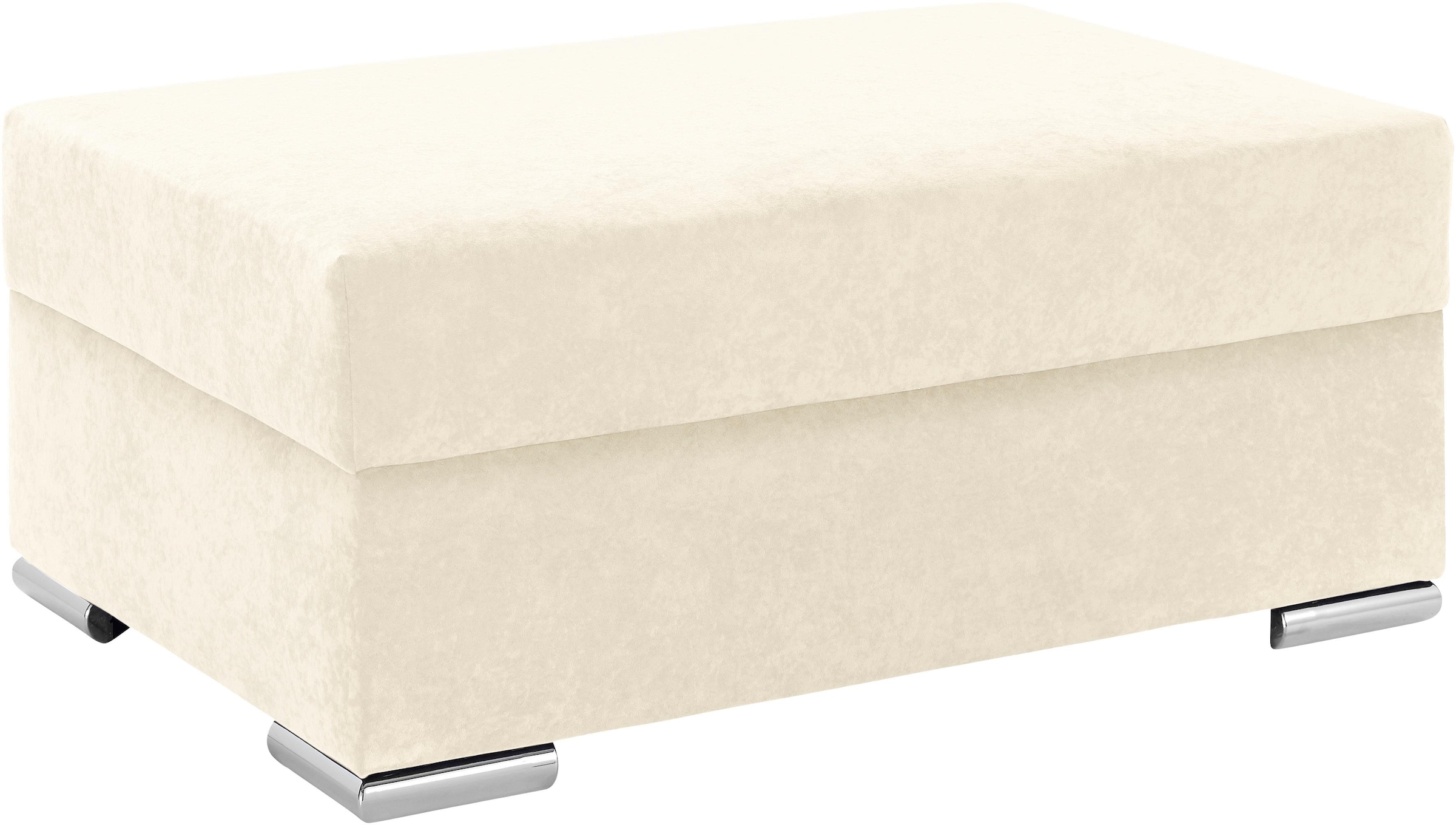 Hocker COLLECTION AB, B:100cm H:40cm T:70cm, beige, Luxus-Microfaser 2 (100% Polyester);Microfaser PRIMABELLE (100% Polyester);Luxus-Microfaser 1
