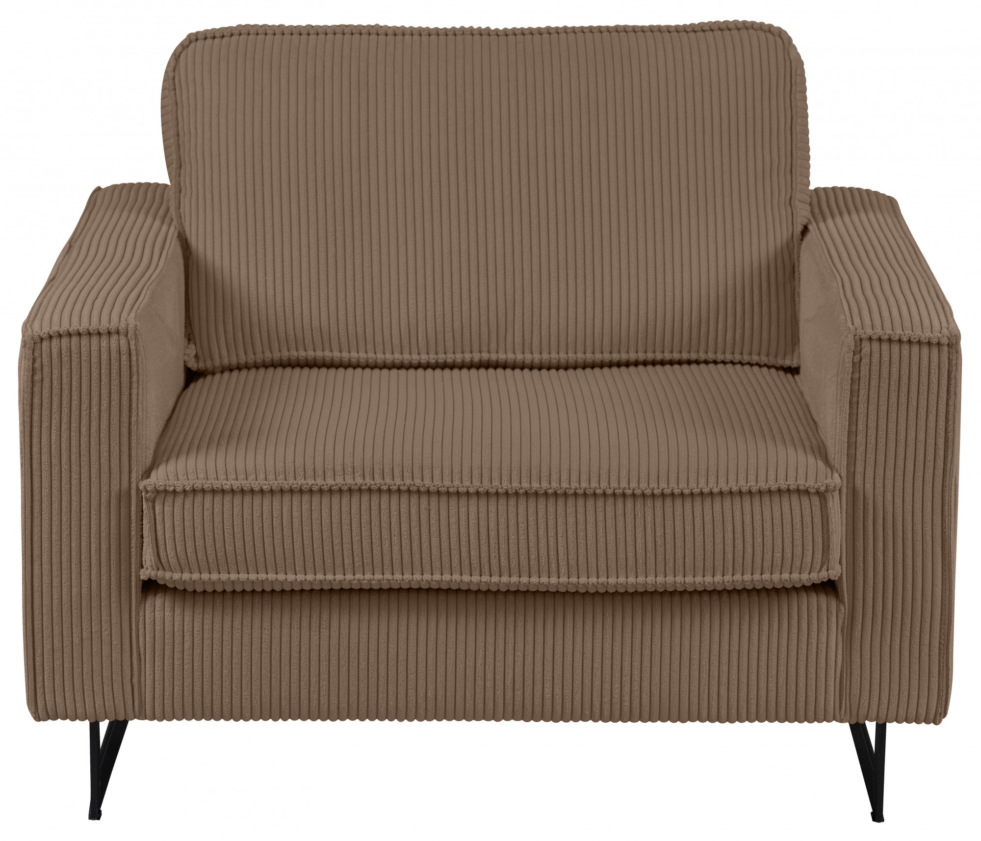 Places of Style Loveseat "Pinto", mit Keder, Metallfüßen und auch in Cord B günstig online kaufen