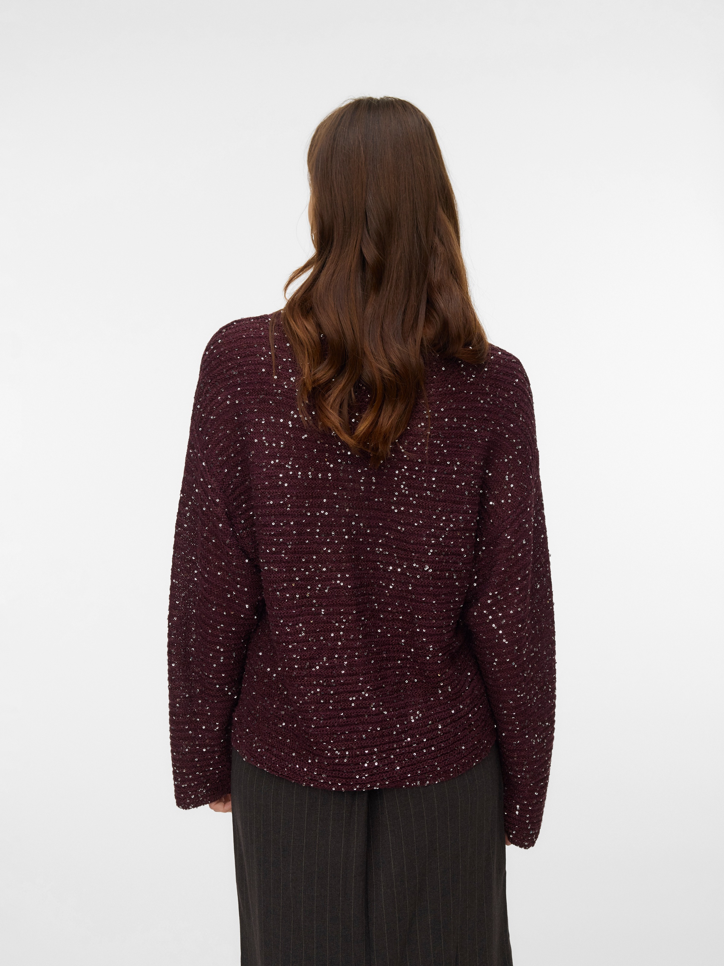 Vero Moda Strickpullover "VMLEILANI STITCH LS BOATNECK PULLOVER" günstig online kaufen