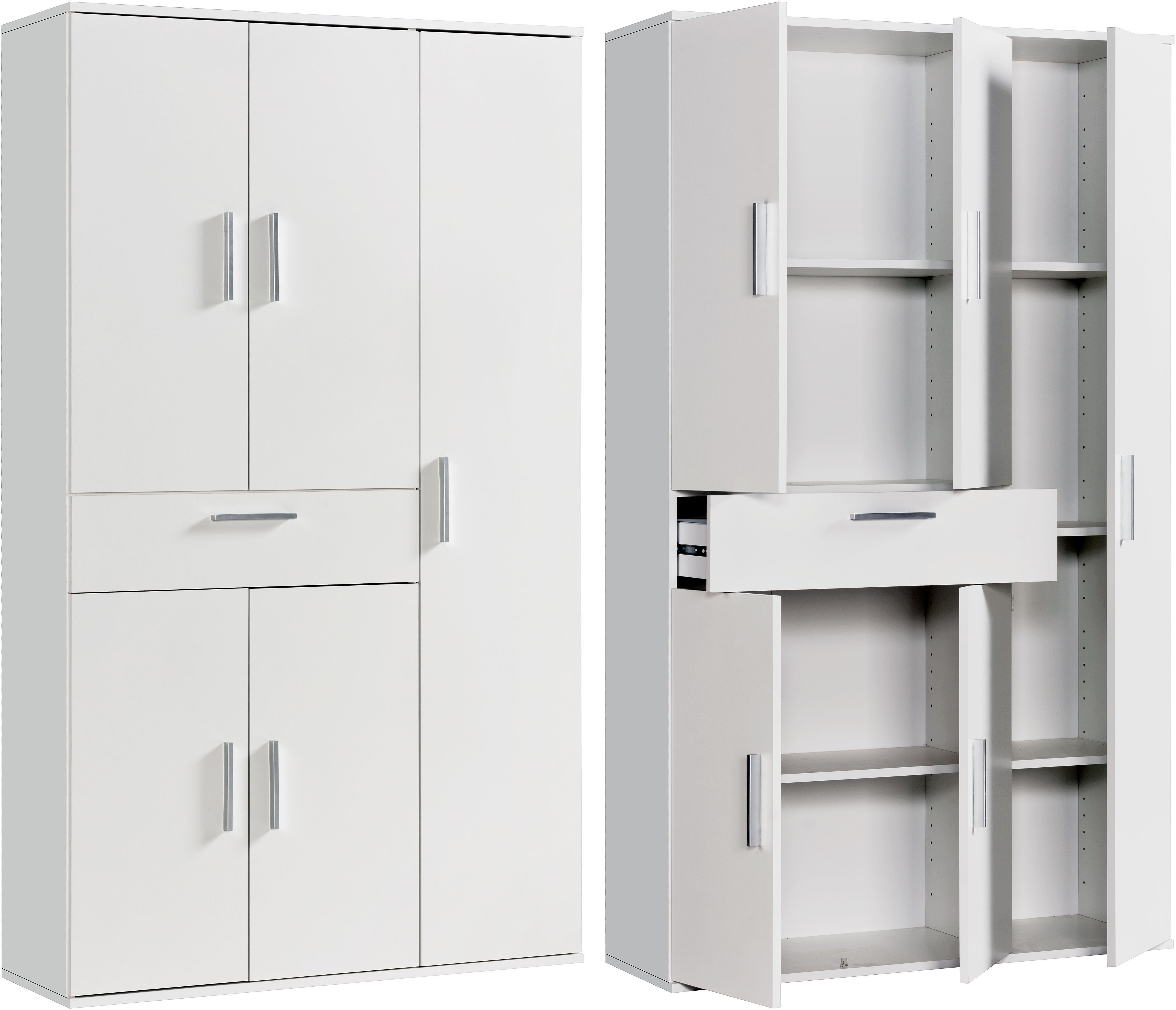 Procontour Mehrzweckschrank "Clara" Höhe 167cm, mit variabel verstellbaren Einlegeböden