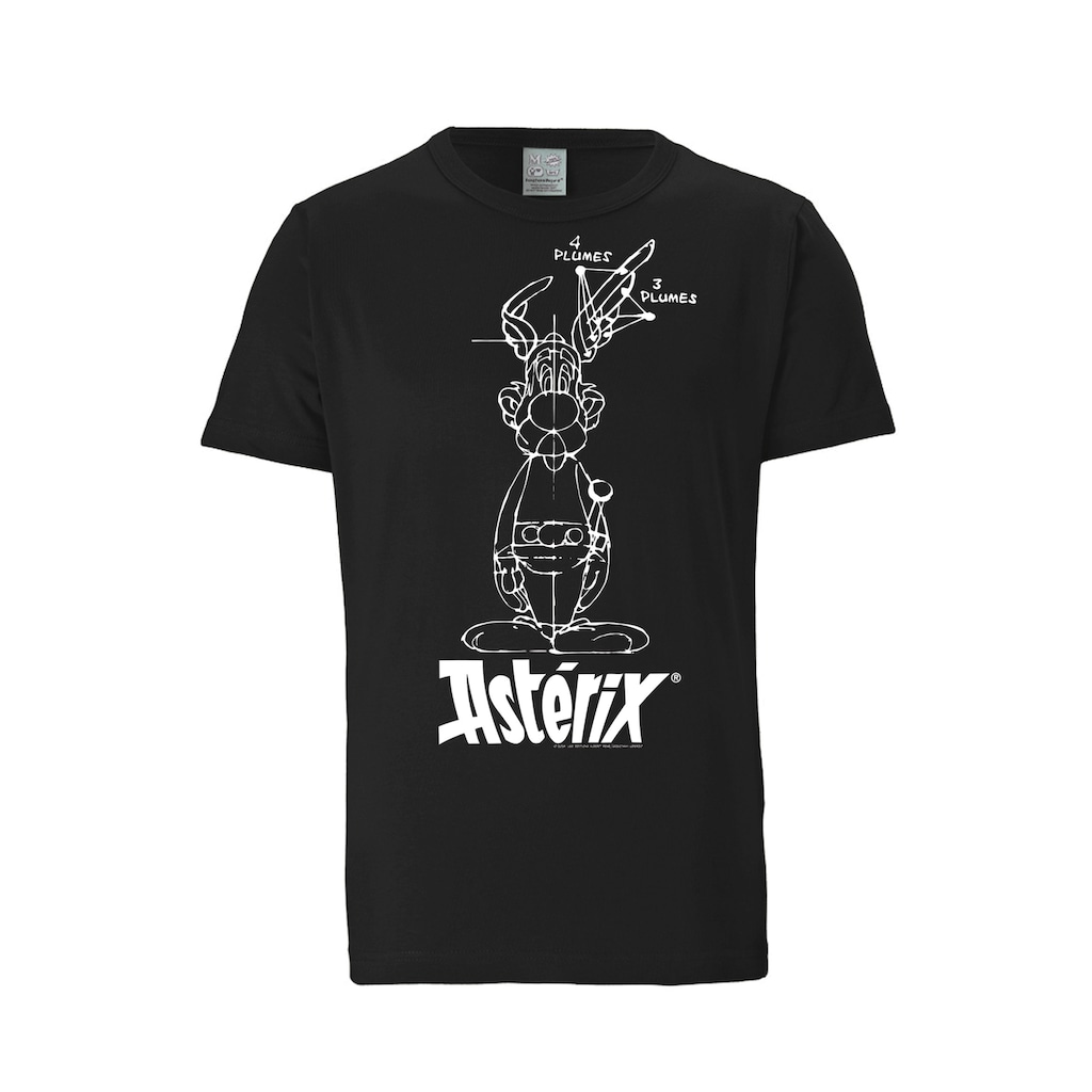 LOGOSHIRT T-Shirt »Asterix der Gallier - Asterix Skizze«