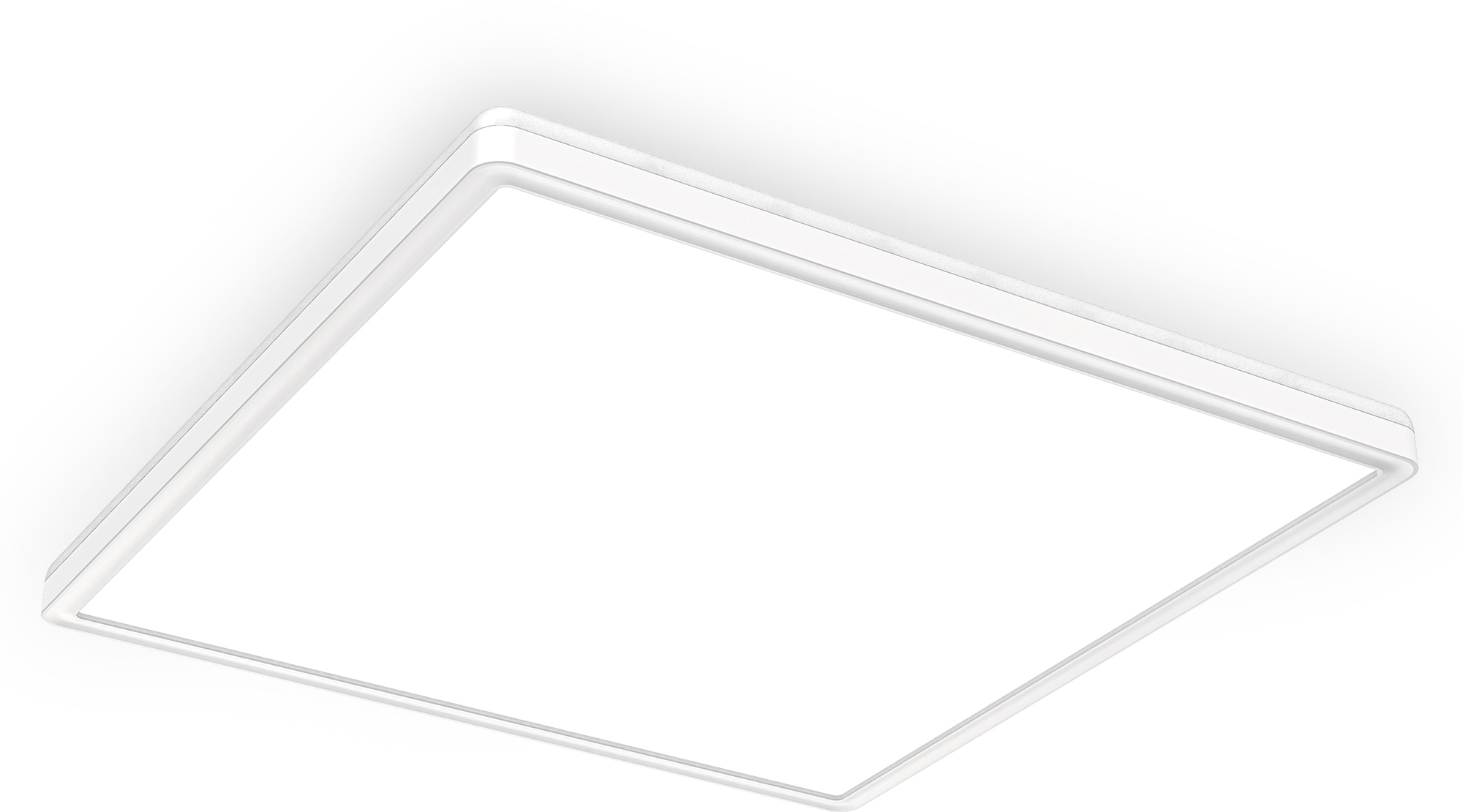 B.K.Licht Panel, 1 flammig, Leuchtmittel LED-Modul | LED fest integriert, Deckenleuchte, dimmbar, ultra-flach, indirektes Licht, neutralweiß