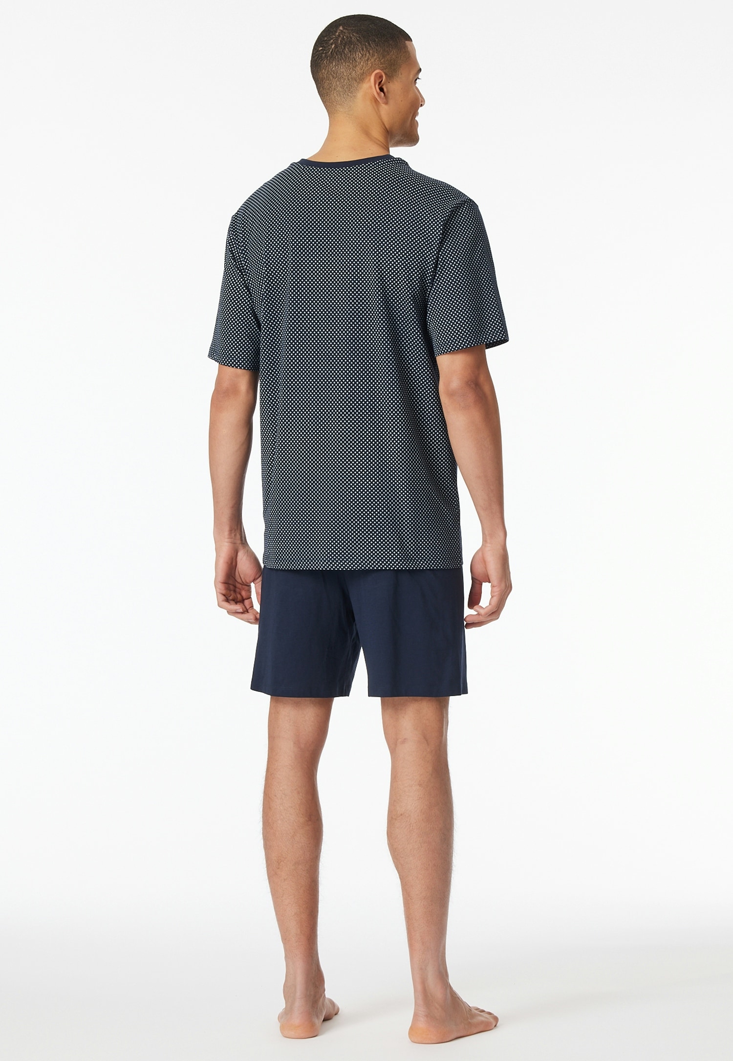 Thumbnail - Schiesser Shorty "Comfort Essentials" 2 Stk. tlg., mit gemustertem Oberteil