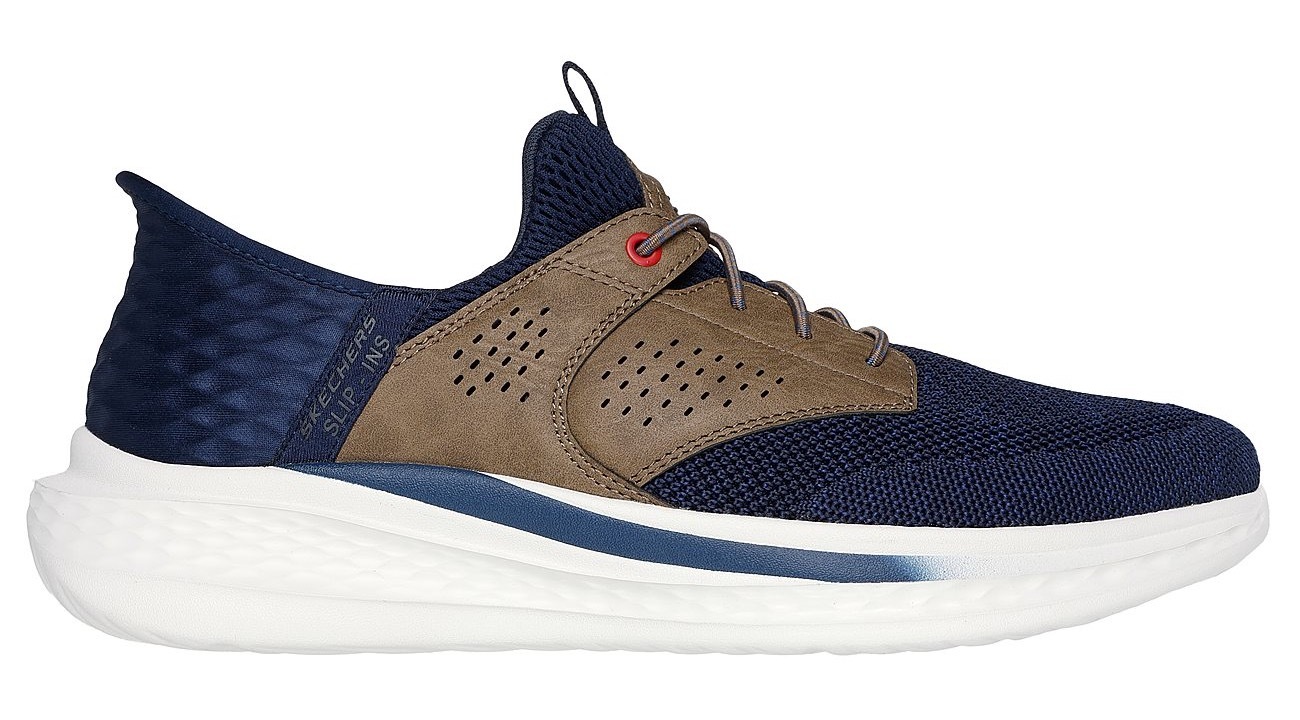 Skechers Slip-On Sneaker »SLADE-CASTER«, Slipper, Sneaker mit Gummizug und Slip-ins