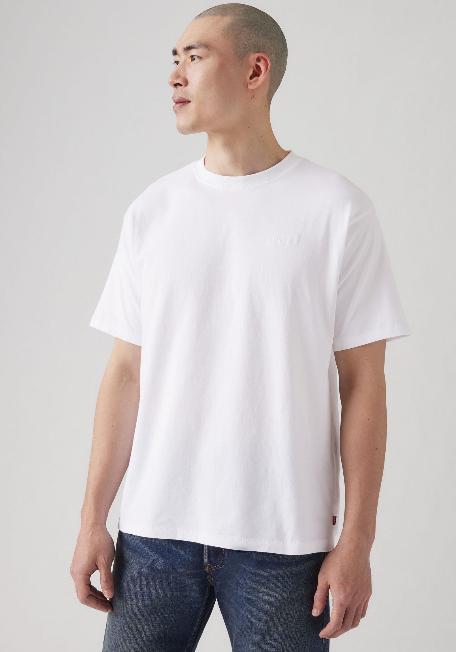 Levis Rundhalsshirt "LE RED TAB VINTAGE TEE", im klassischen Levis Design günstig online kaufen