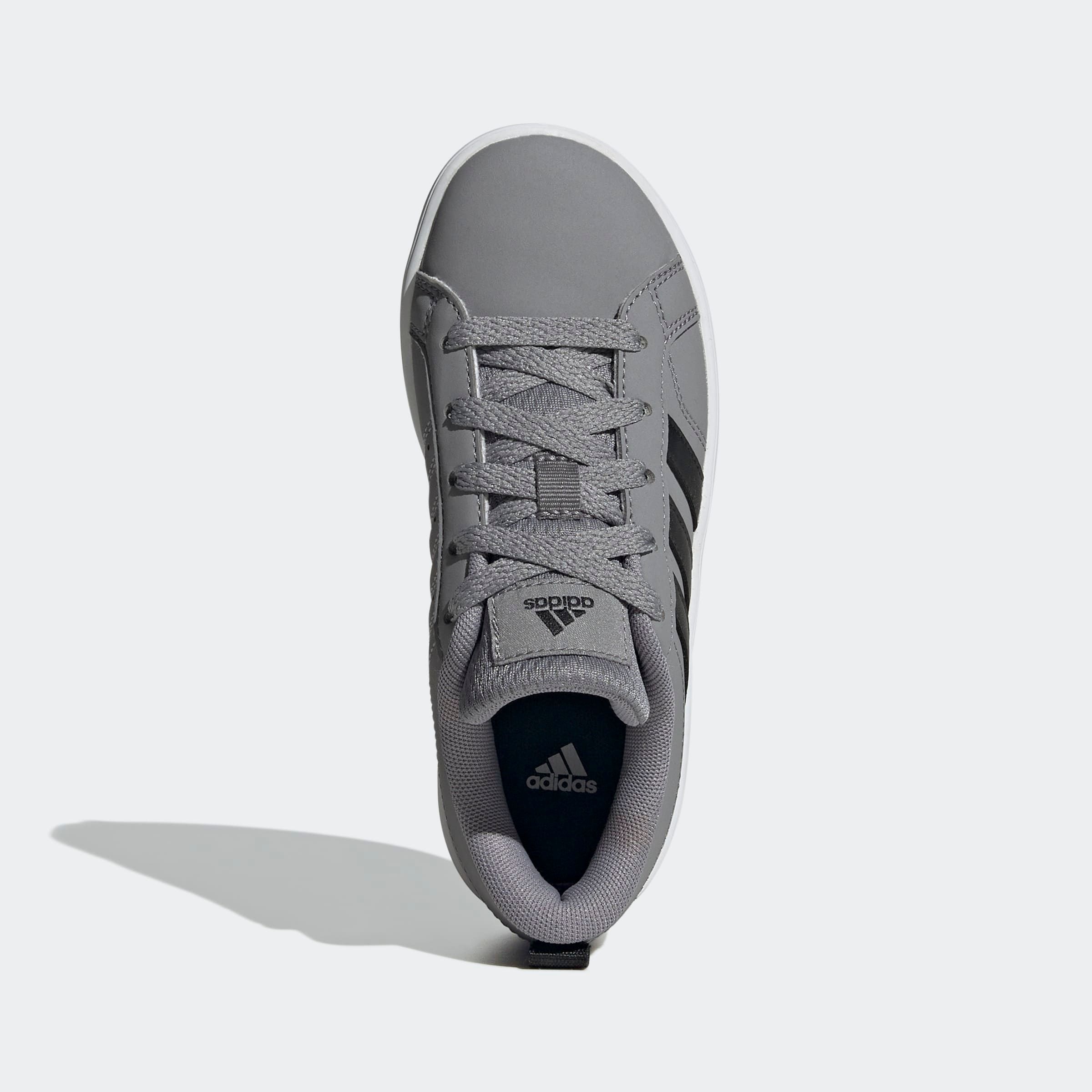 Sneaker ADIDAS SPORTSWEAR "VS PACE 2.0 KIDS", Mädchen, Gr. 34, schwarz-weiß (grau three, core schwarz, cloud weiß), Synthetik, Textil, Schuhe Sneaker, für Kinder 3