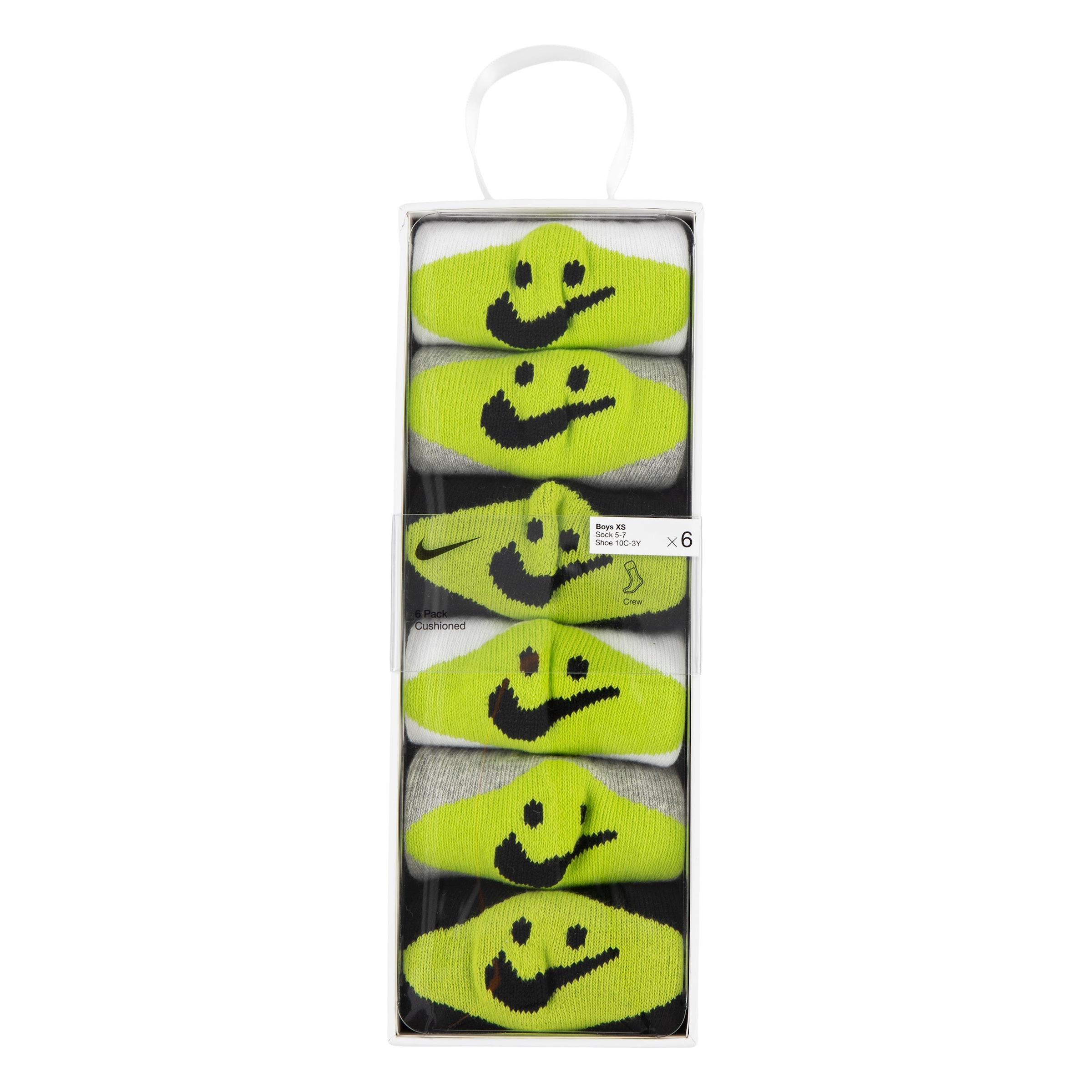 Nike Sportswear Socken »NHN 6PK NIKE SMILEY CREW«, (6 Paar), für Kinder