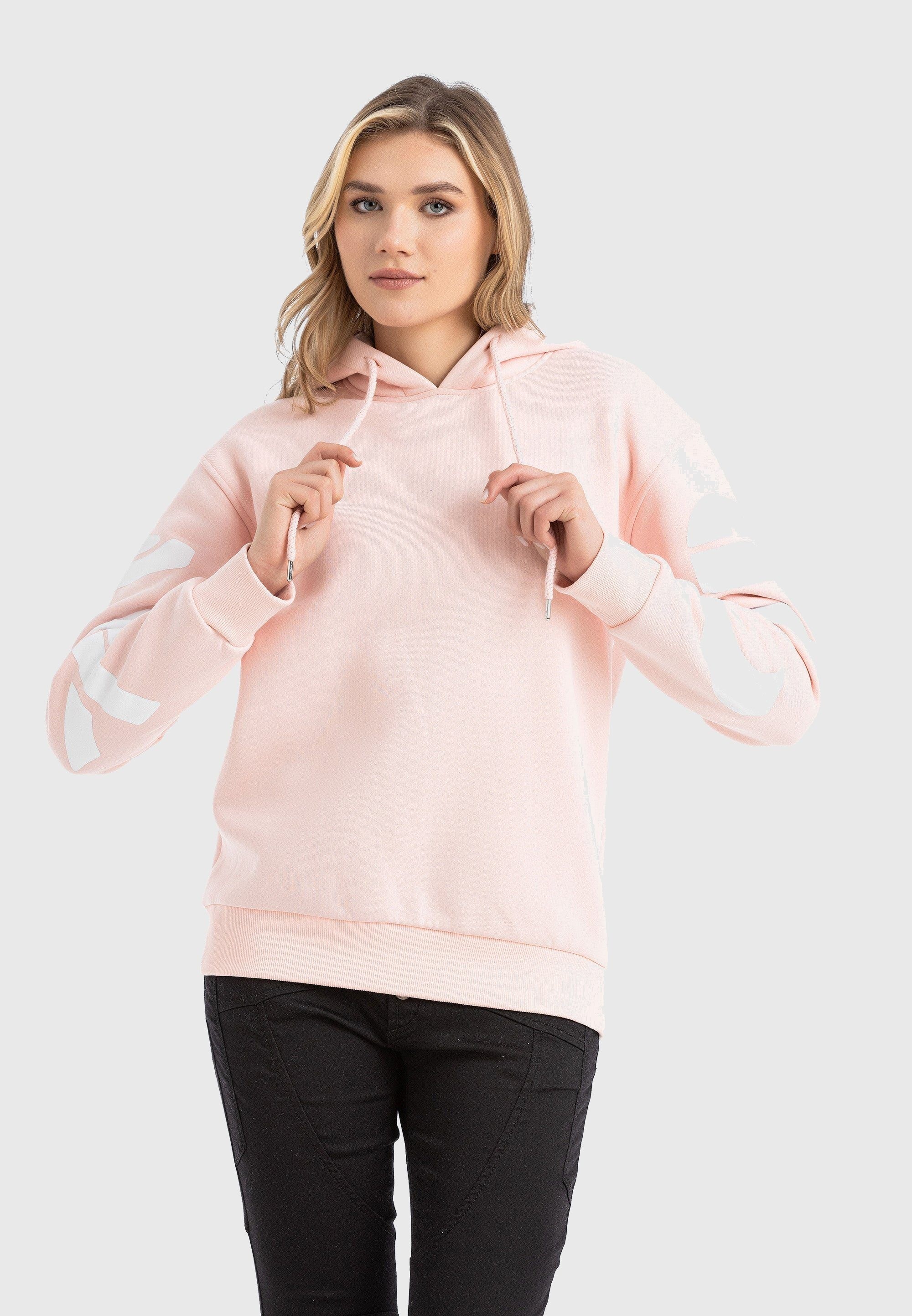 Cipo & Baxx Sweatshirt »HOODIE SWEATSHIRT«, (1 tlg.), modisches Design mit hohem Tragekomfort