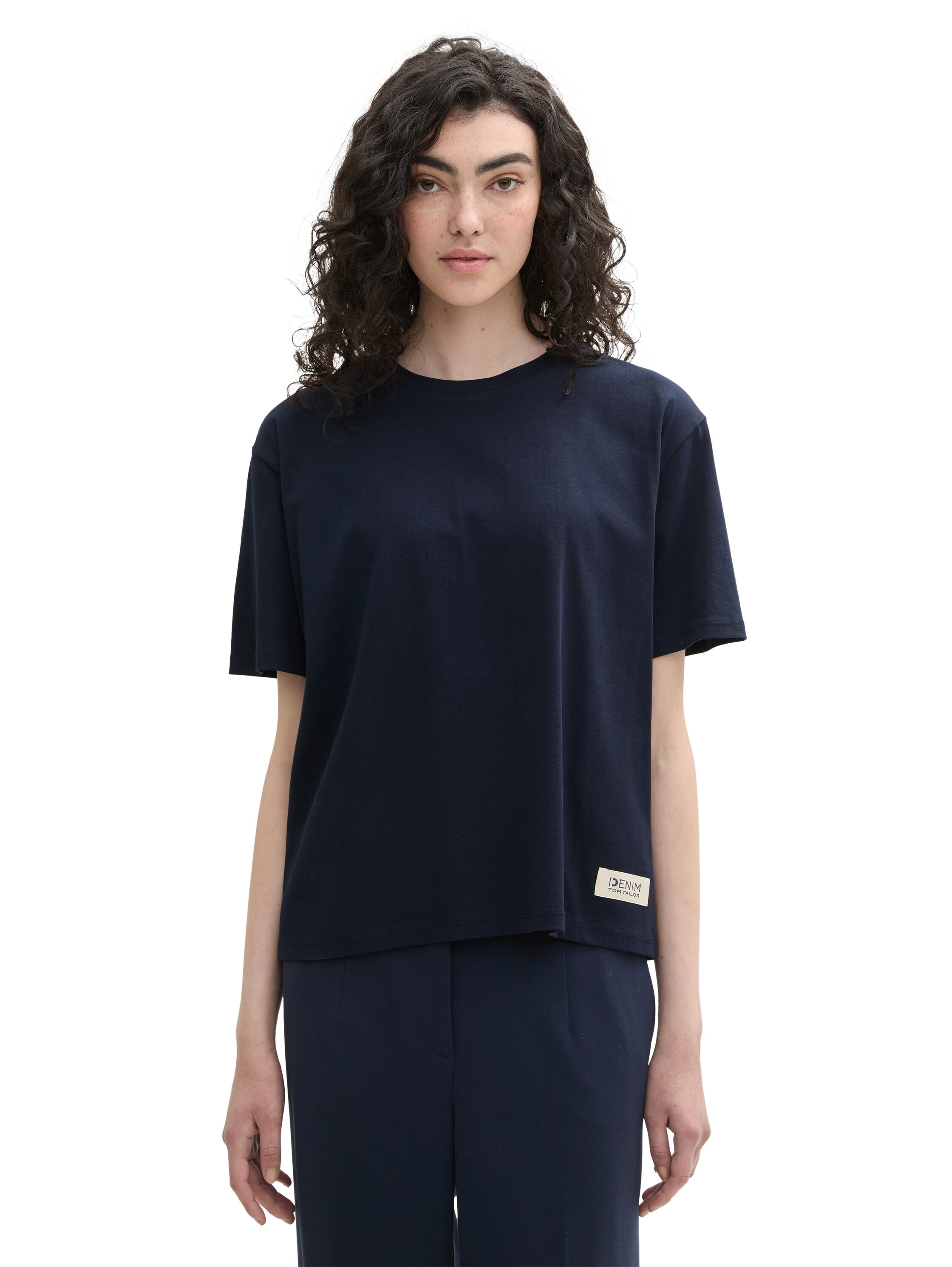 TOM TAILOR Denim T-Shirt "Boxy", aus reiner Baumwolle