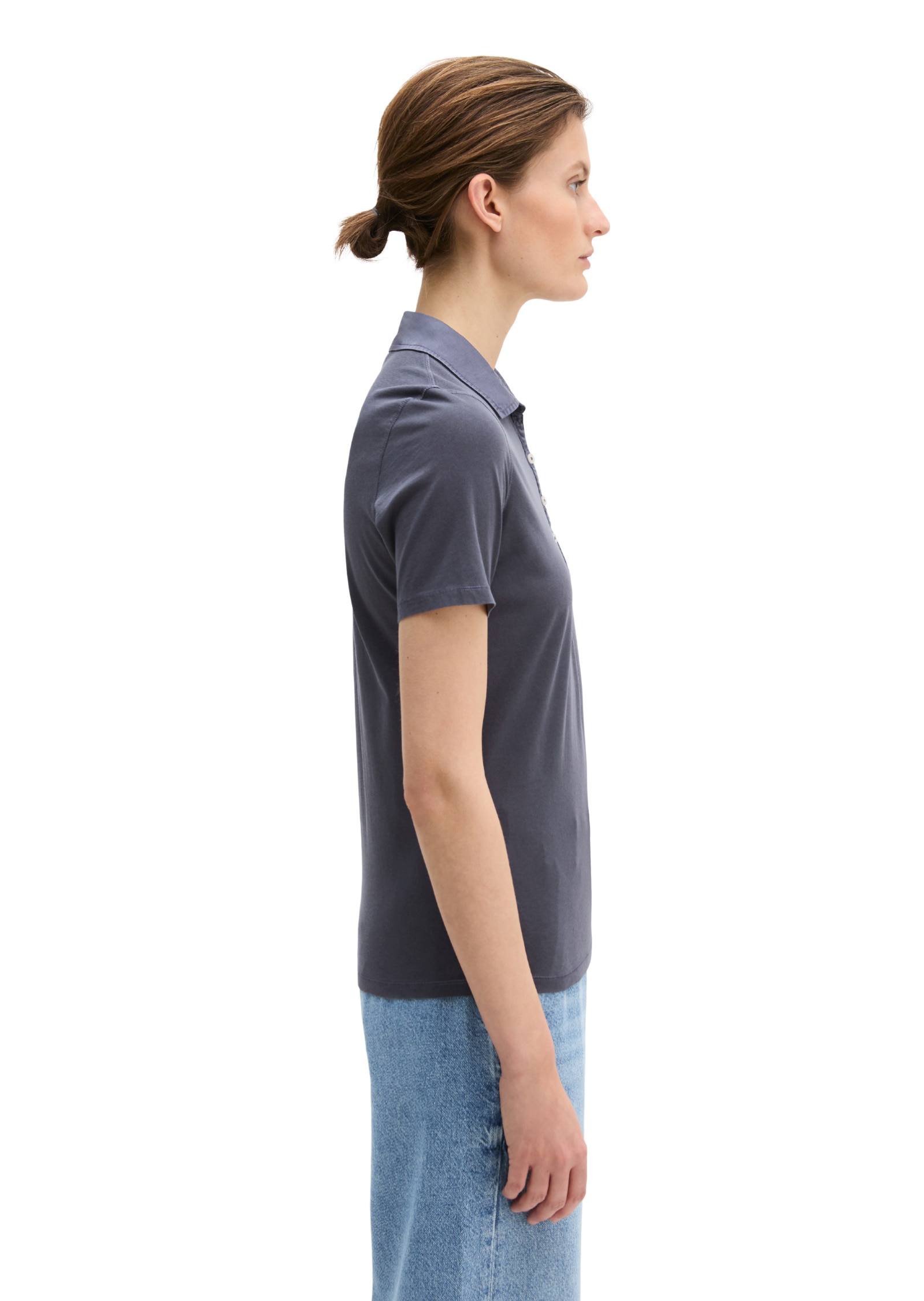 Marc O'Polo Poloshirt »mit Material-Mix-Details«