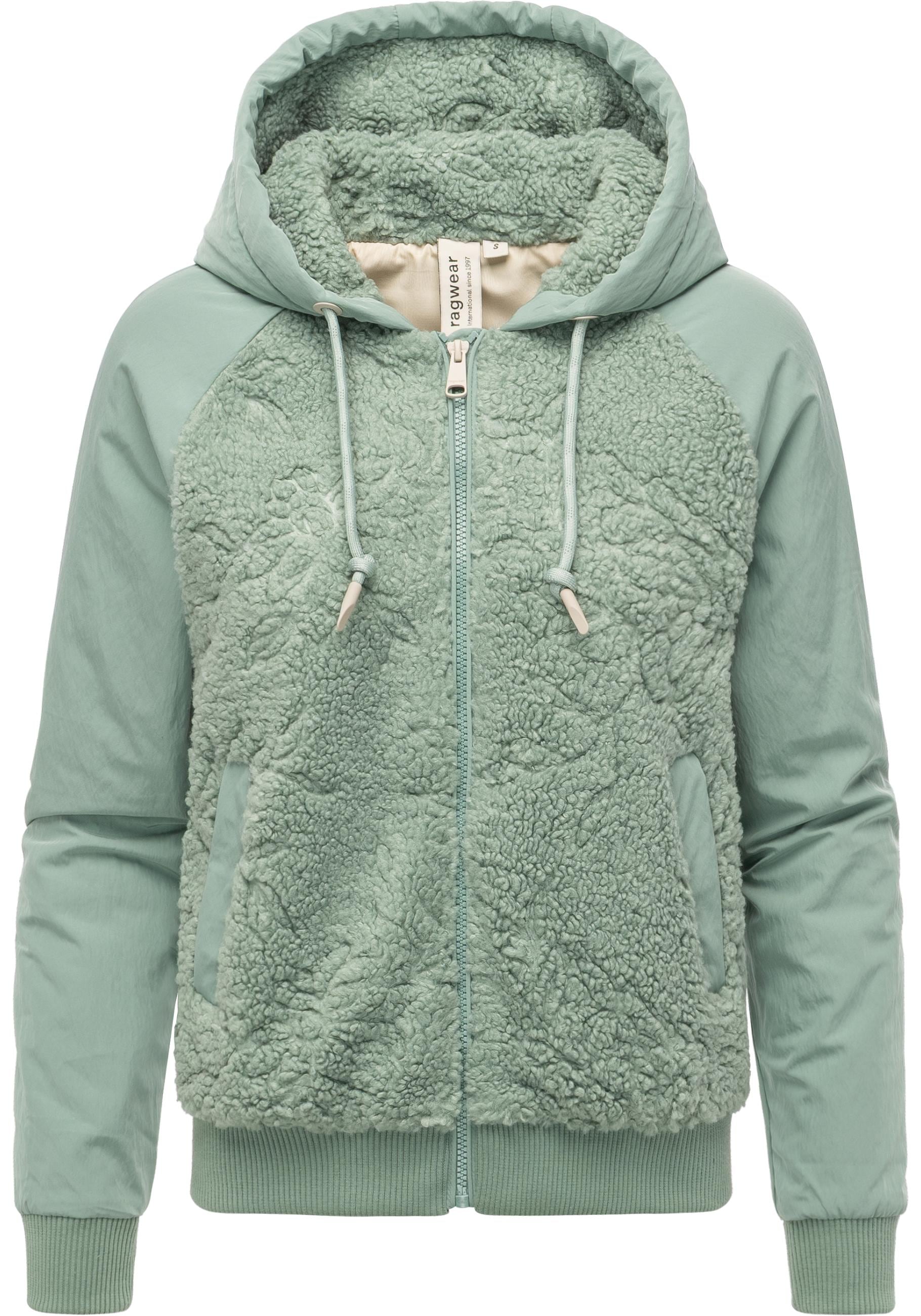 Ragwear Plüschjacke "Talianita YOUMODO" mit Kapuze Leicht gefütterte Teddyjacke mit Kapuze