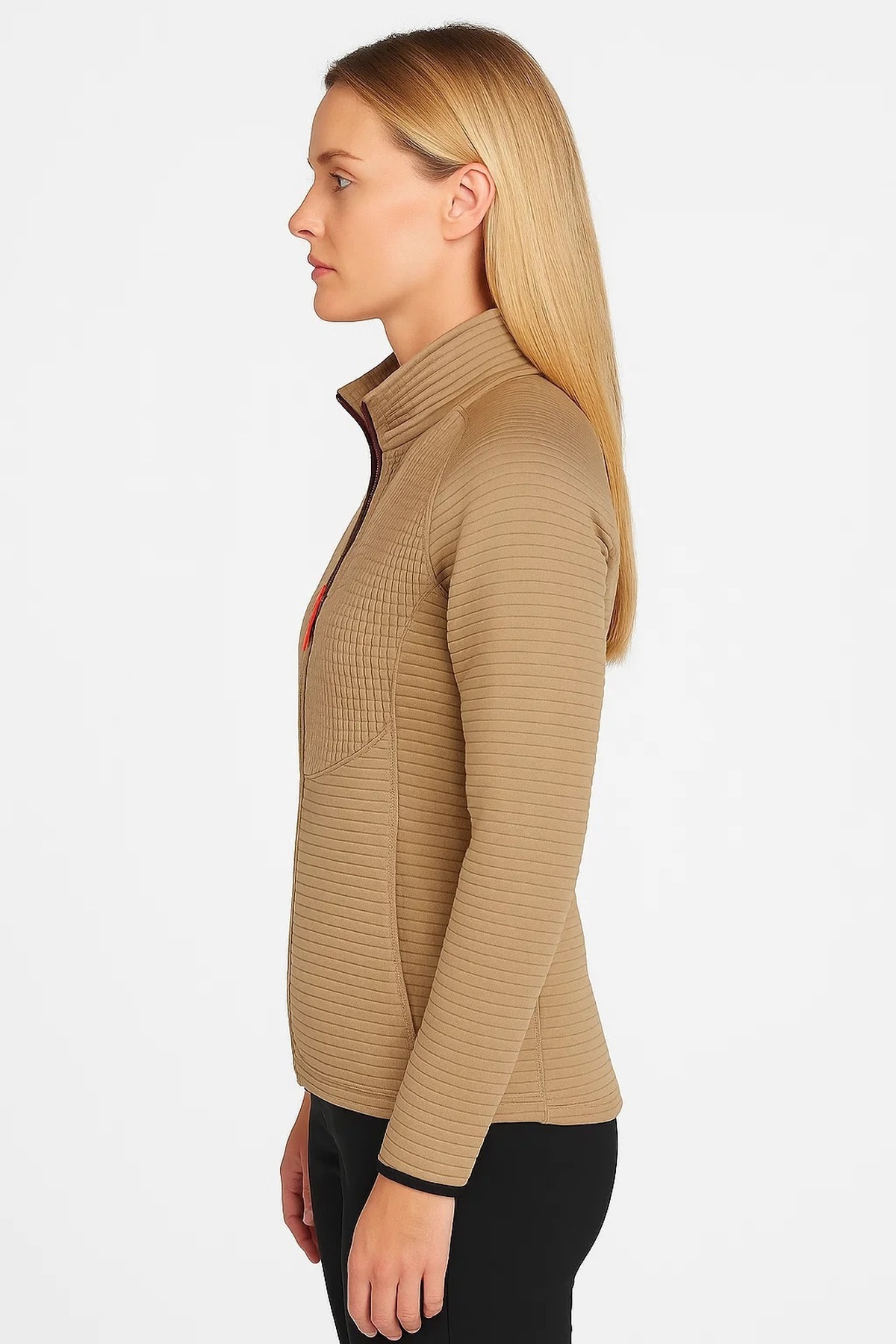 LPO Fleecejacke »Da-Fleecejacke Perle« Superweich, Gitterstruktur, Brusttasche