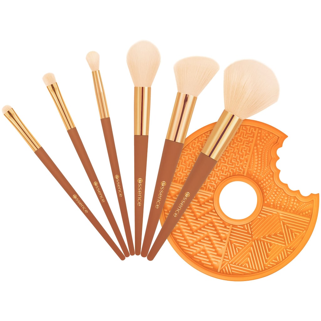 Essence Make-up Set »Cookies for Santa scented brush set & cleansing pad«, (Set, 7 tlg.)