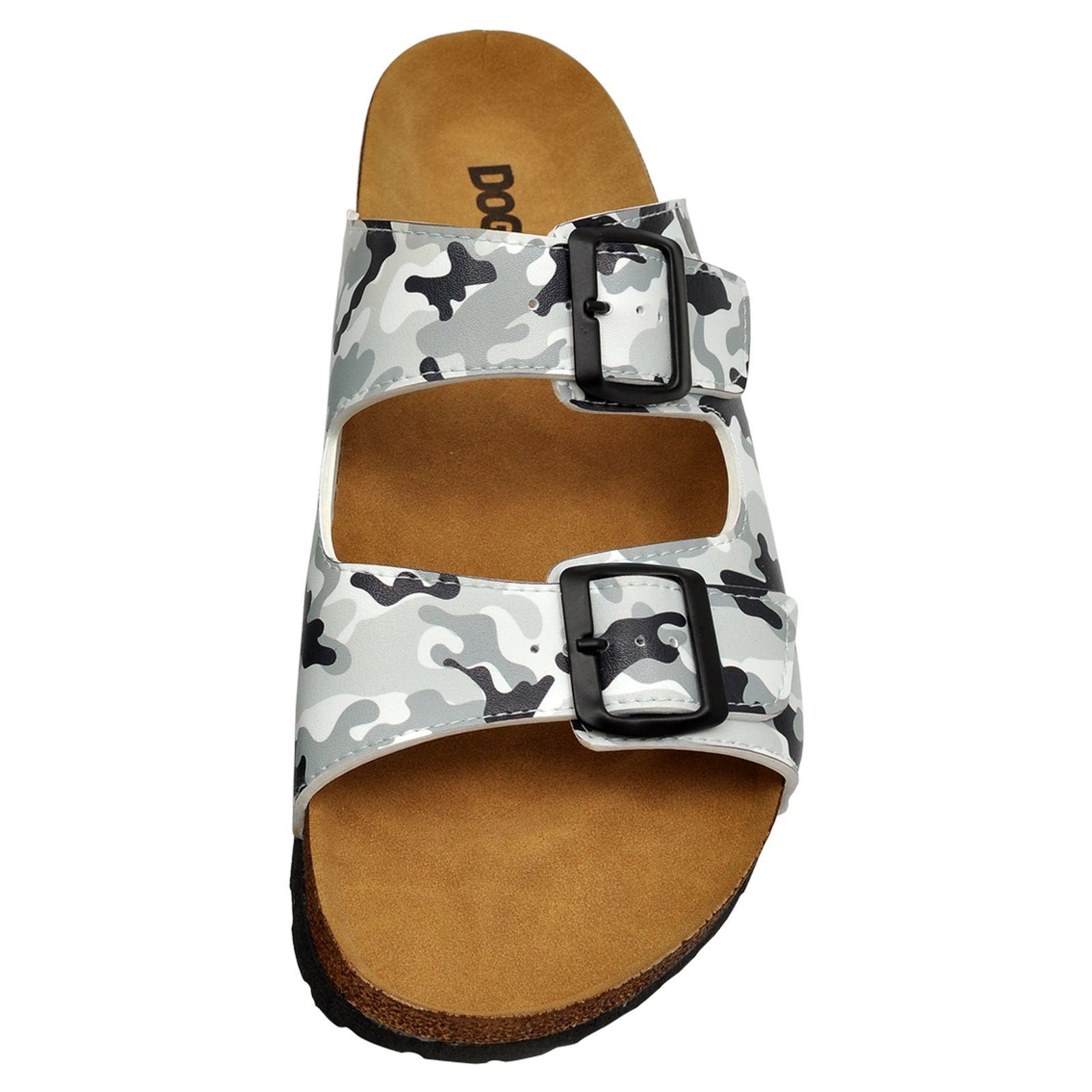 DOGO Pantolette »Damen Simon Black Camo Vegan Damen Sandalen/ Pantoletten / male«, Vegan