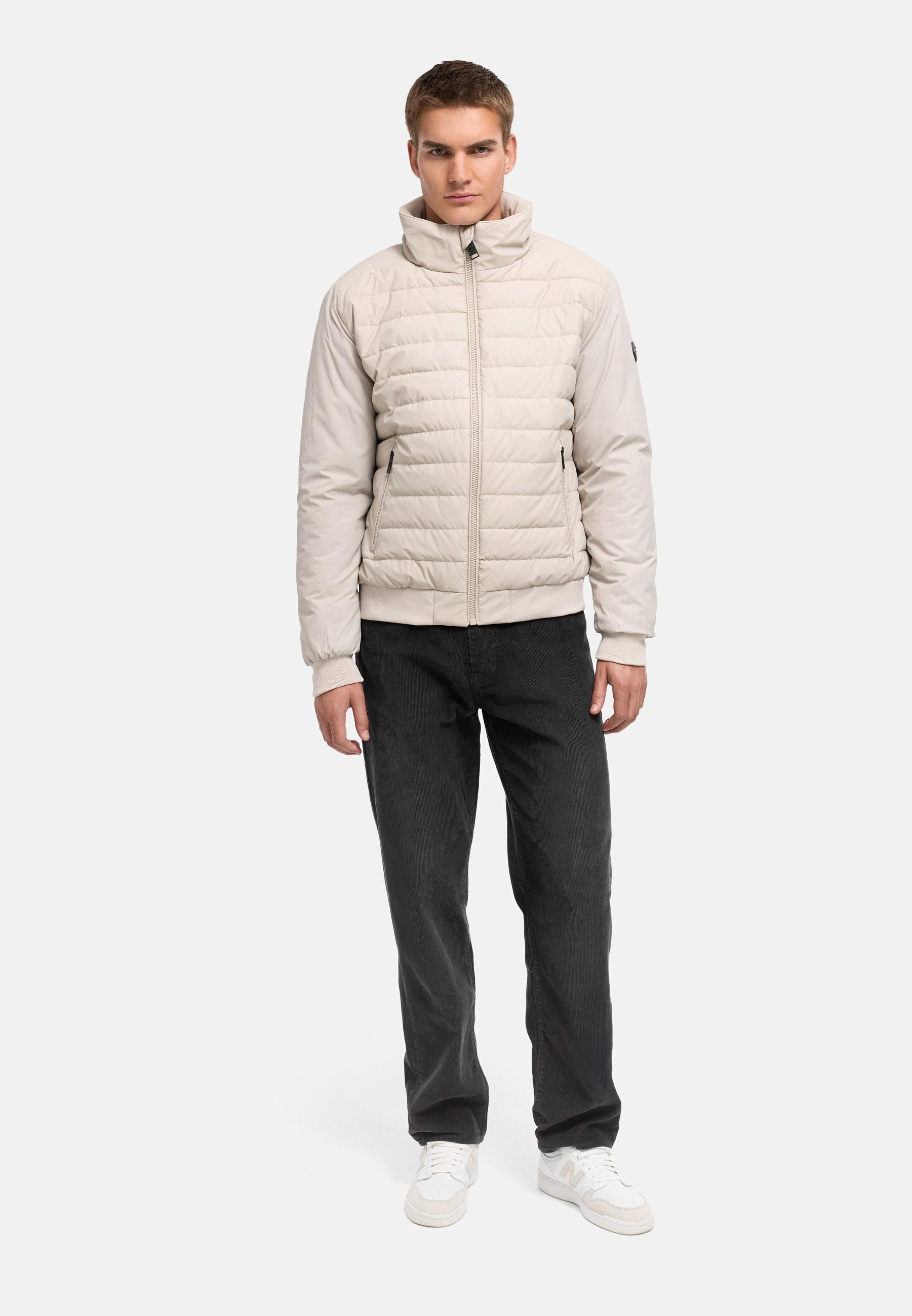Stone Harbour Regenjacke »Eliaam XX« ohne Kapuze Herren Steppjacke mit glatten Ärmeln