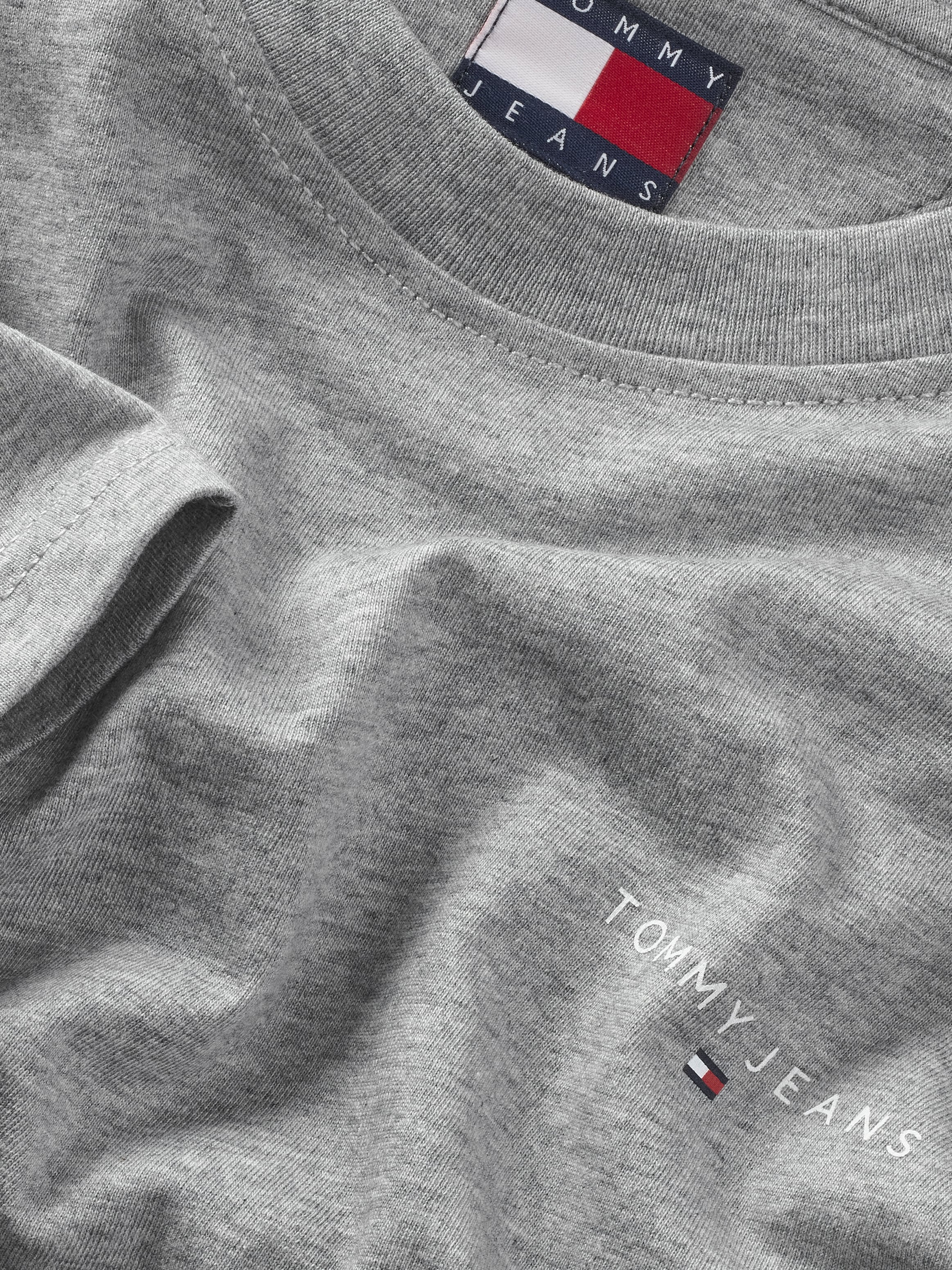 Tommy Jeans T-Shirt »TJM SLIM LINEAR CHEST SS TEE EXT«, mit Logodruck
