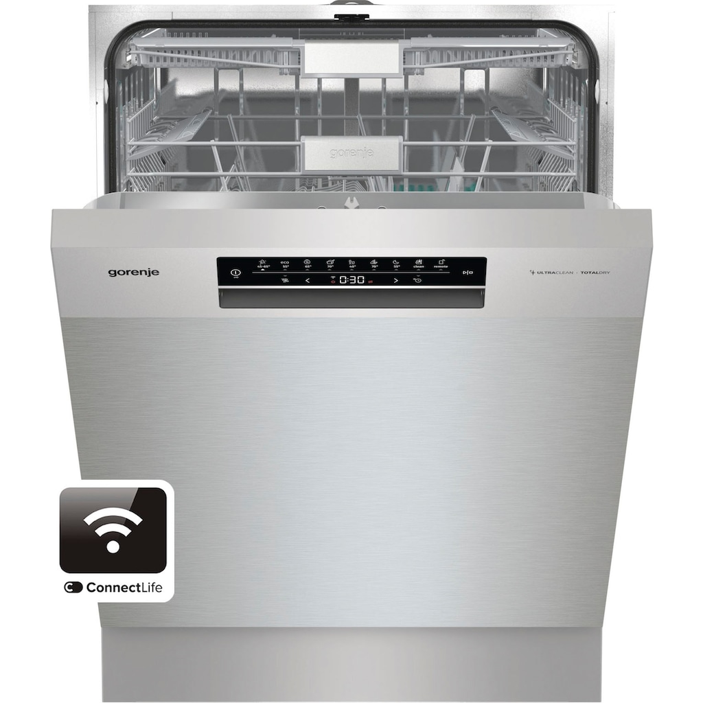 GORENJE Unterbaugeschirrspüler, GU673C60X, 16 Maßgedecke