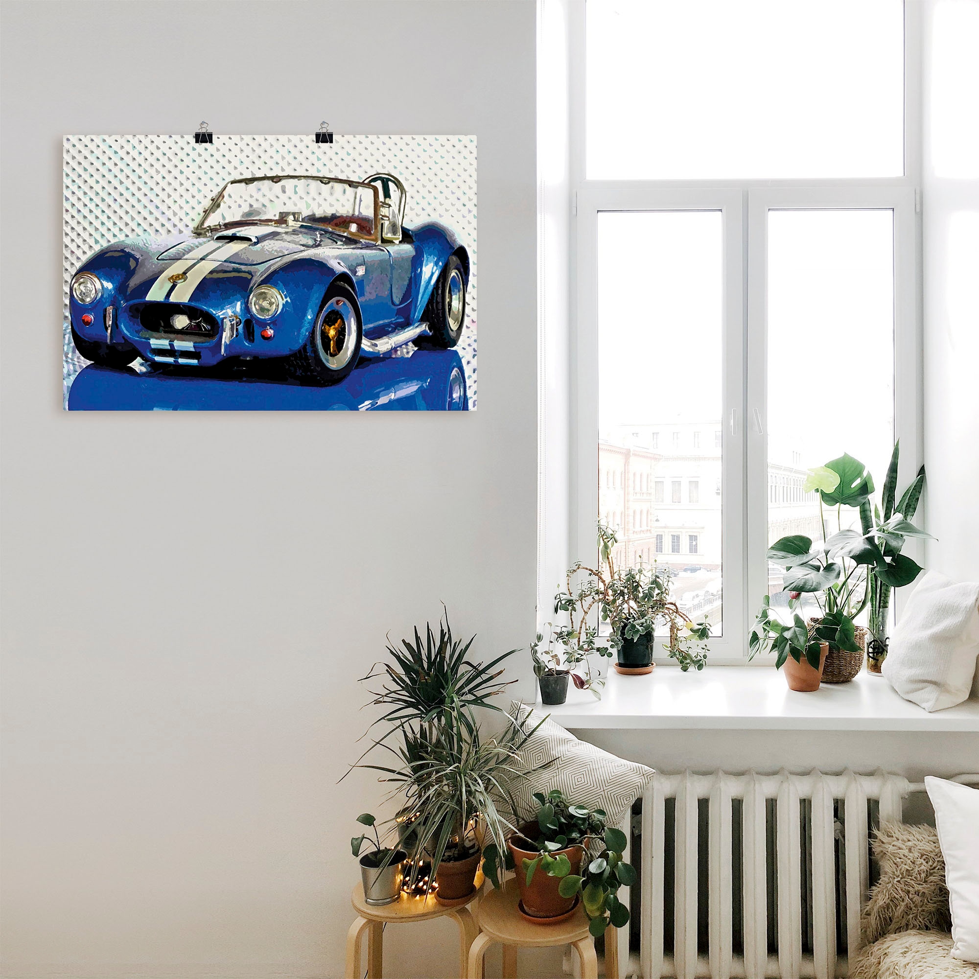 Artland Poster »Shelby Cobra blau« Auto 1 Stk. tlg. ohne Rahmen