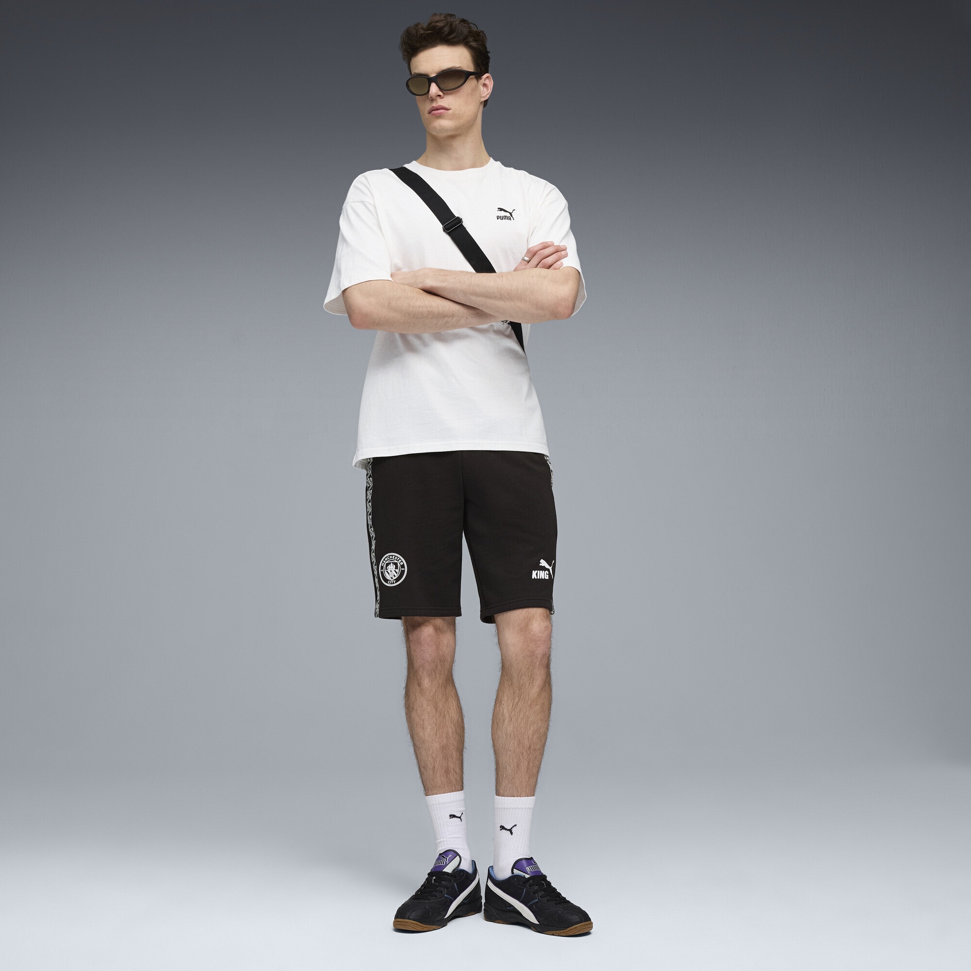 PUMA Sporthose »Manchester City KING Sweat-Shorts Herren«