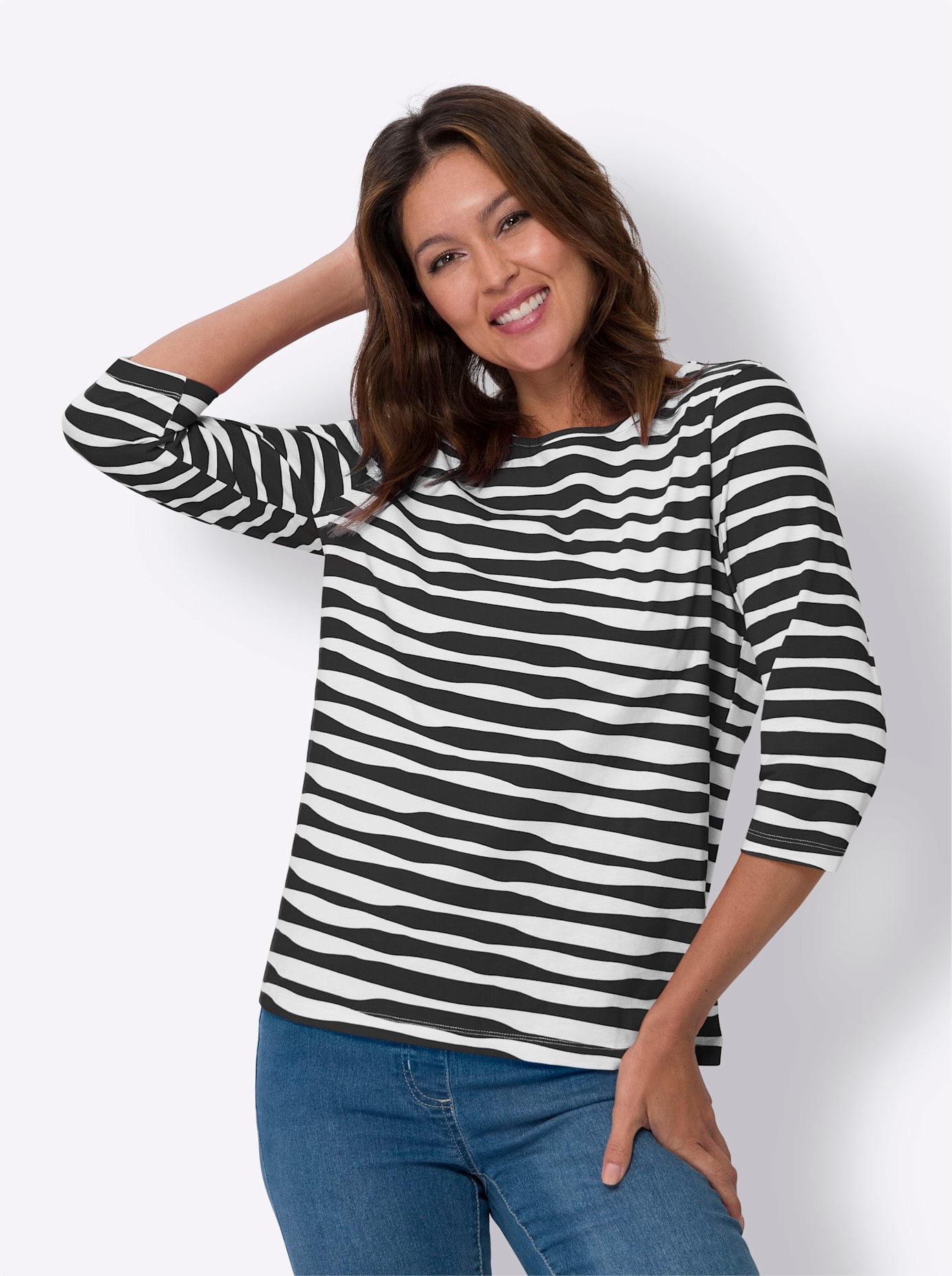 Classic Basics 3/4-Arm-Shirt "3/4-Arm-Shirt" 1 Stk. tlg. günstig online kaufen