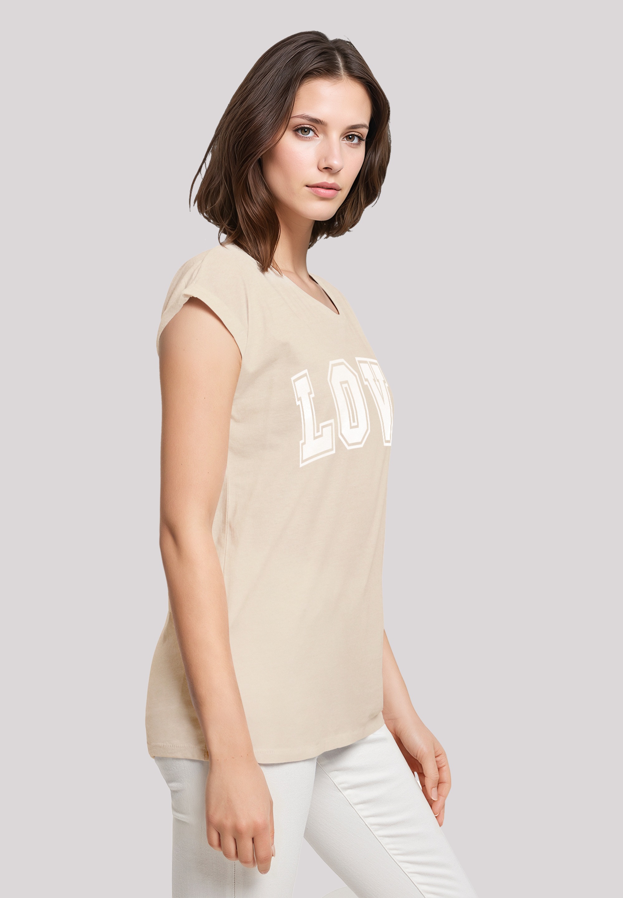 F4NT4STIC T-Shirt »Love University Valentinstag Herz«, Premium Qualität