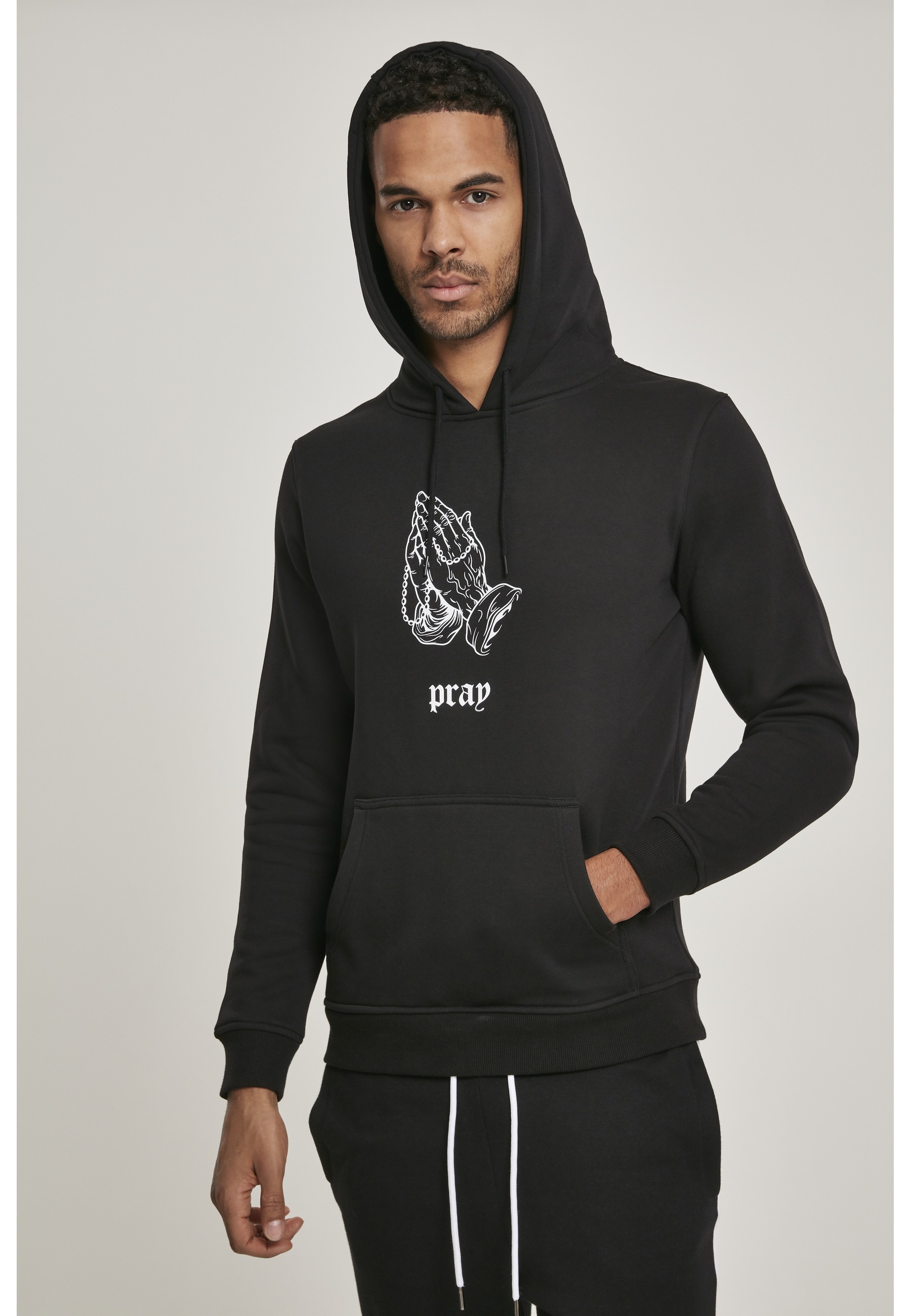 MisterTee Rundhalspullover »MisterTee Herren Dark Pray Hoody« 1 Stk.