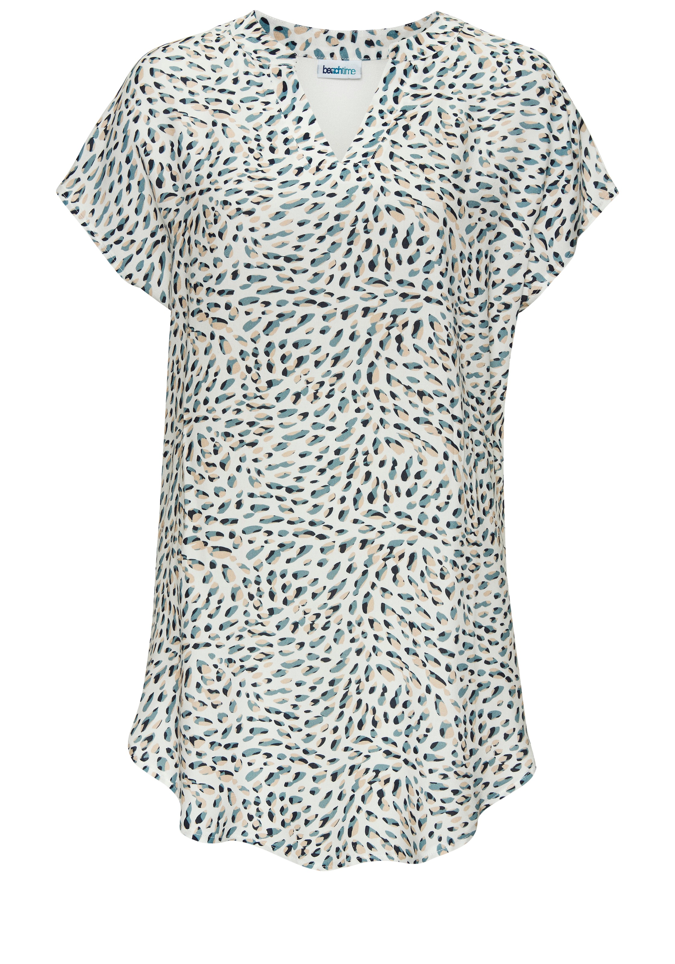 Beachtime Longshirt aus Materialmix günstig online kaufen