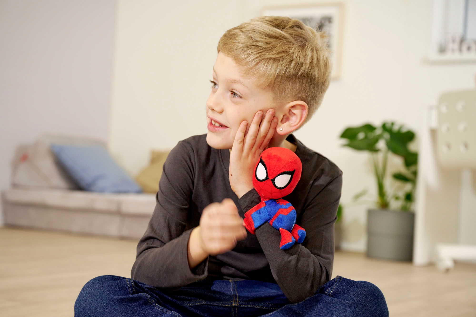 SIMBA Plüschfigur »Marvel Spider-Man Schnapparmband, 17 cm«