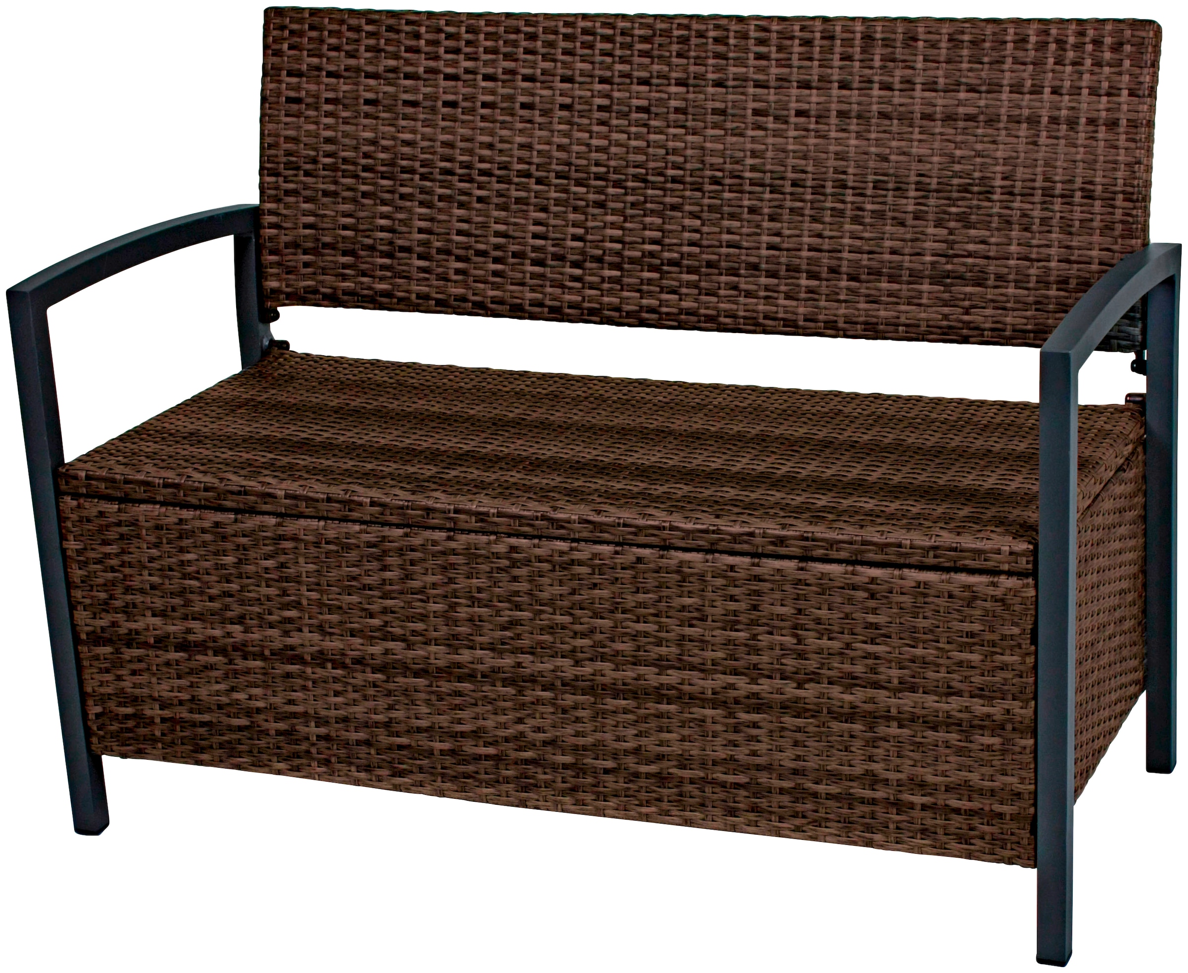 Garden Pleasure Gartenbank »Ferrara«, mit Staufach, BxTxH: 117x58x86 cm, verschiedene Farben