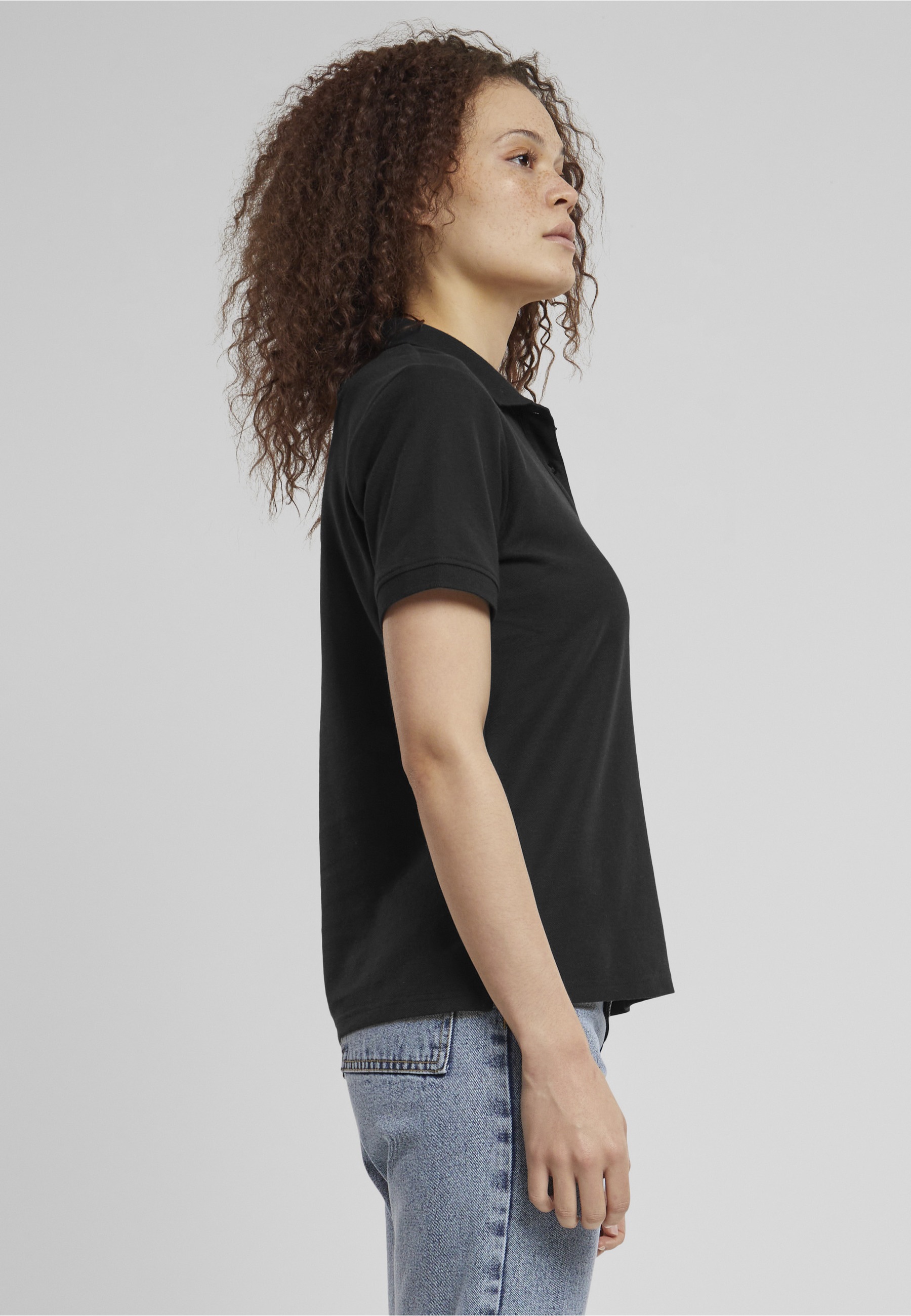 URBAN CLASSICS Poloshirt »Urban Classics Ladies Polo Shirt« 1 Stk.