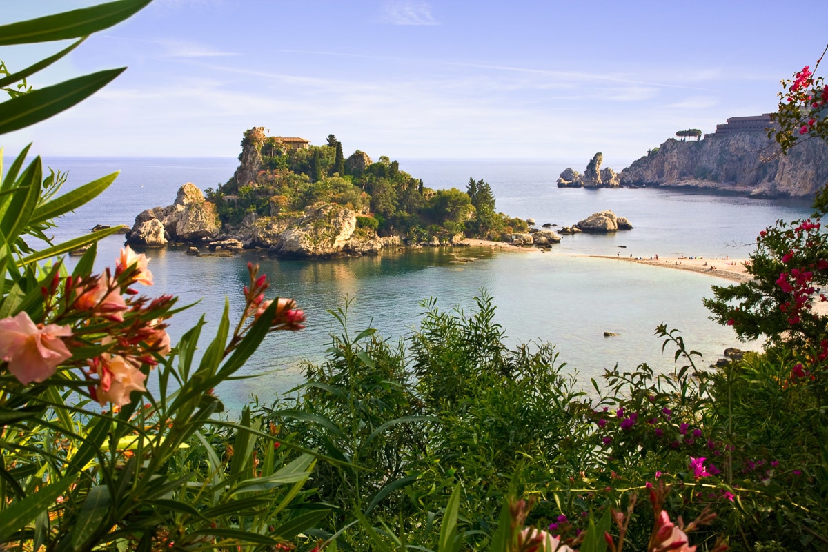 Papermoon Fototapete »Taormina Meer«