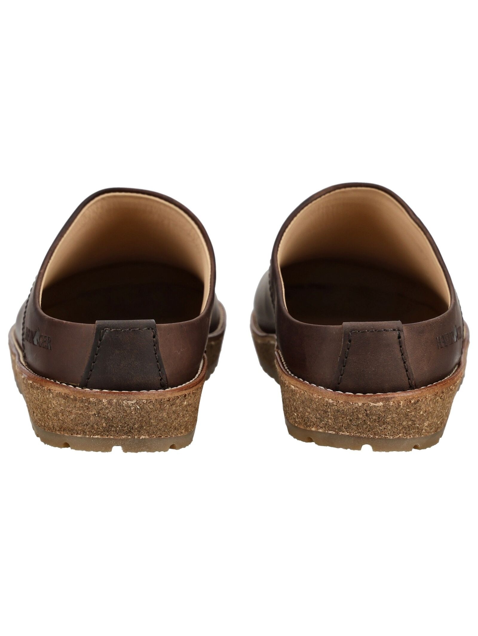 Haflinger Leather Slipper Dark Brown 43 3