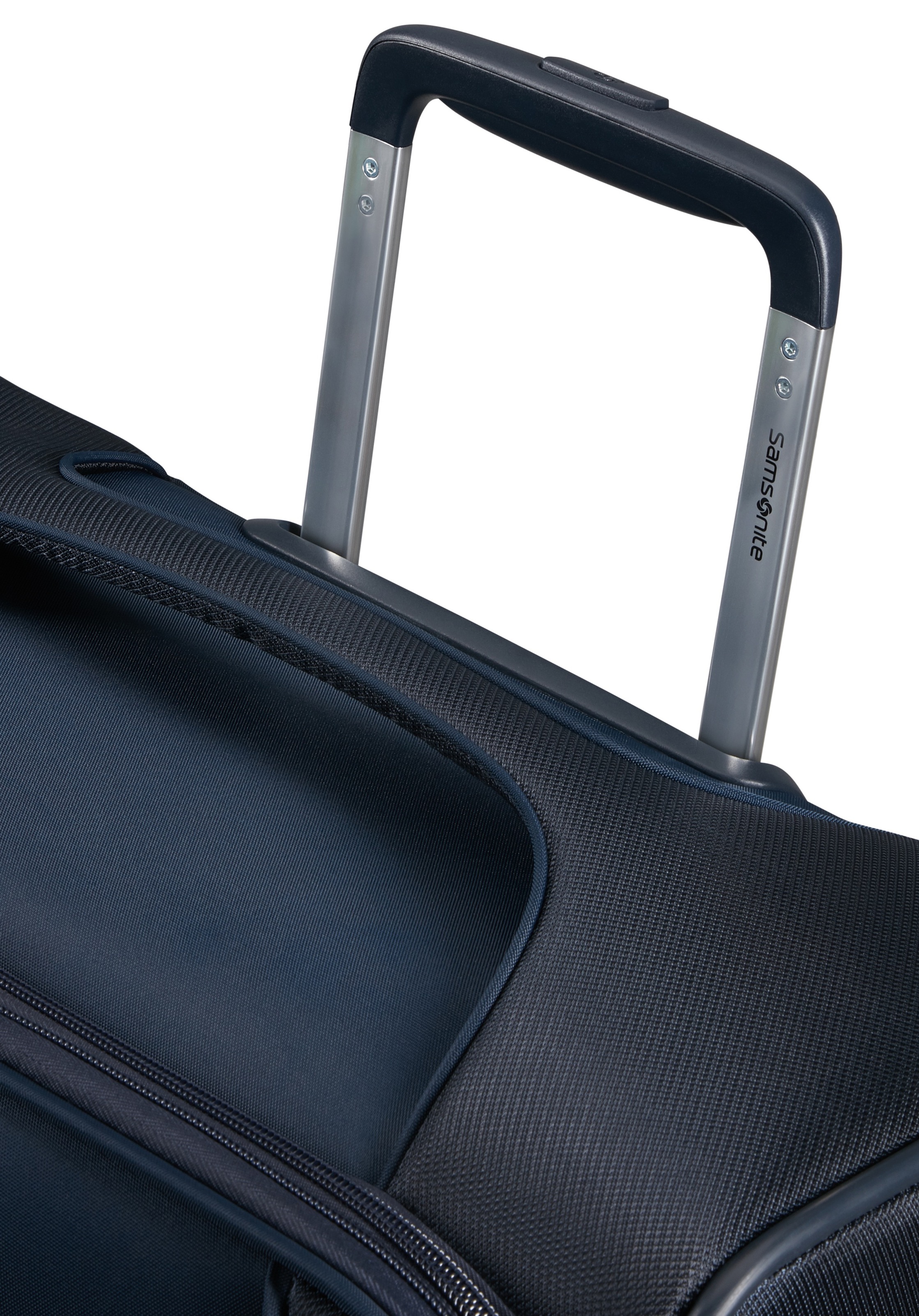 Samsonite Weichgepäck-Trolley »RE-LITE, verschiedene Größen und Farben«, (Set, 2 St., mit 2 Packwürfeln), 4 Rollen, Reisekoffer TSA-Schloss Stickerbogen Volumenerweiterung Laptopfach