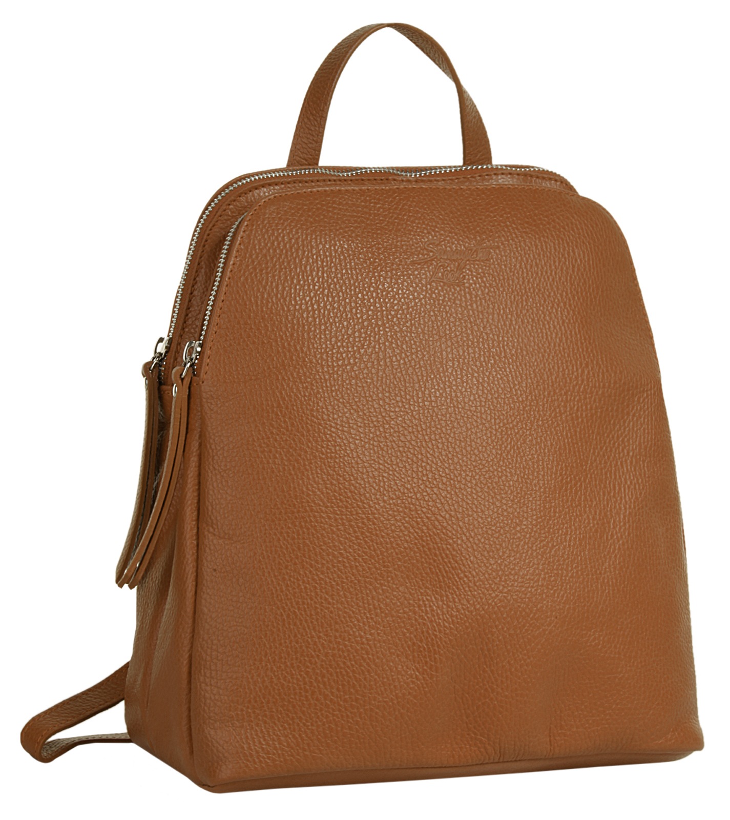 Samantha Look Cityrucksack echt Leder Made in Italy SV8368