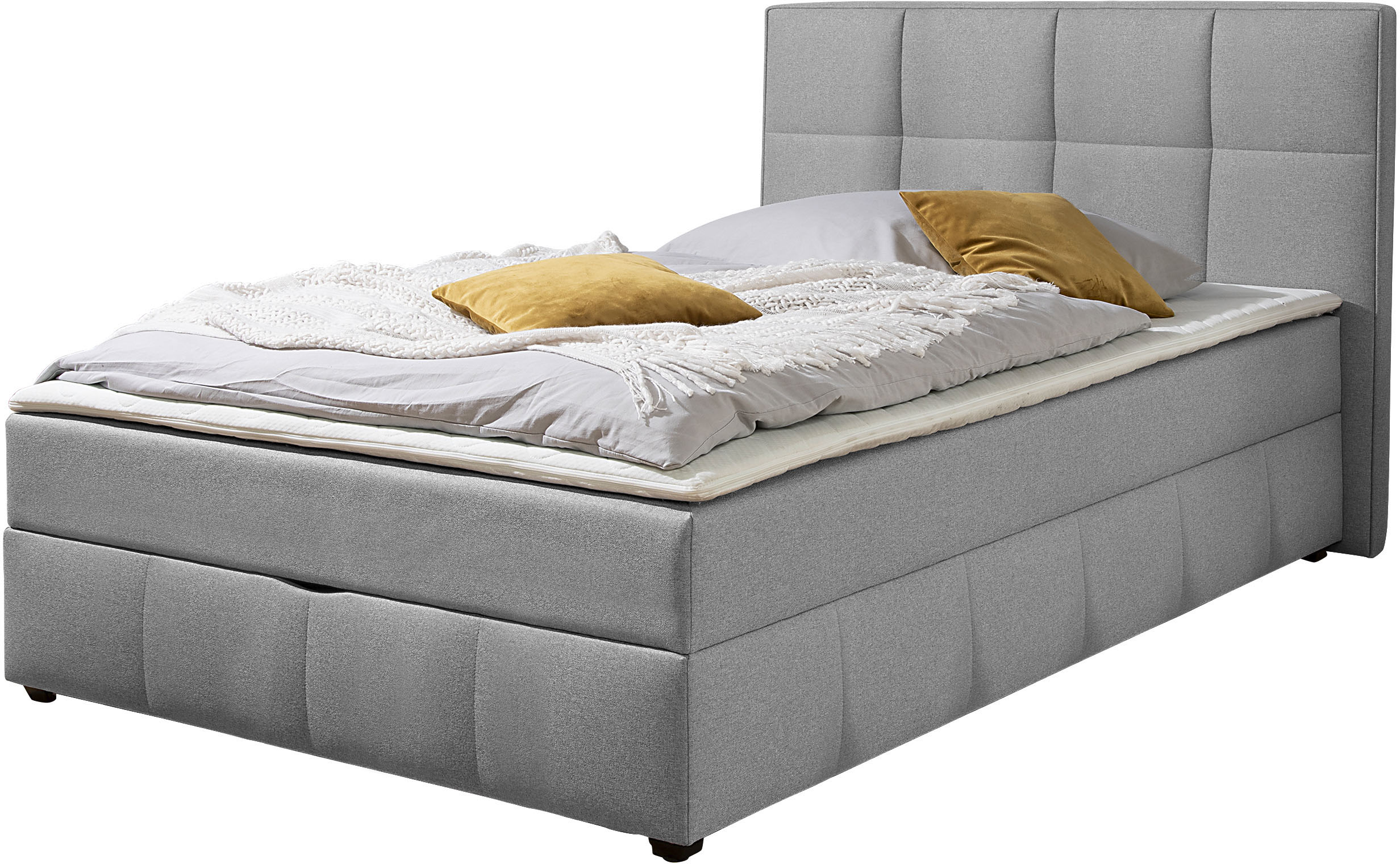 Home affaire Boxbett "Niemes inkl. Bettkasten und Topper, auch in Überlänge erhältlich" Boxbett mit Bettkasten, inkl. Topper