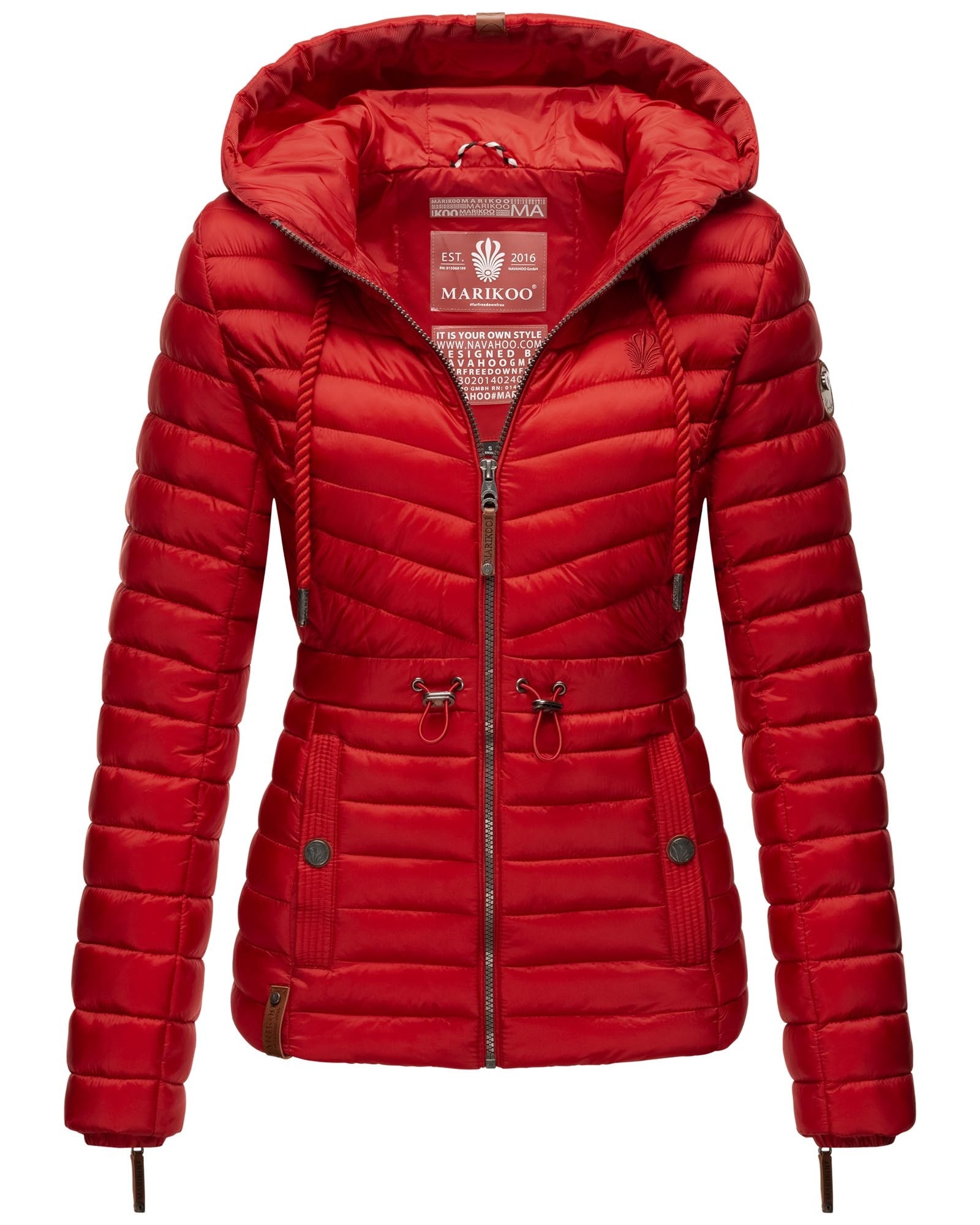 Marikoo Outdoorjacke »Aniyaa«, Steppjacke mit Kapuze