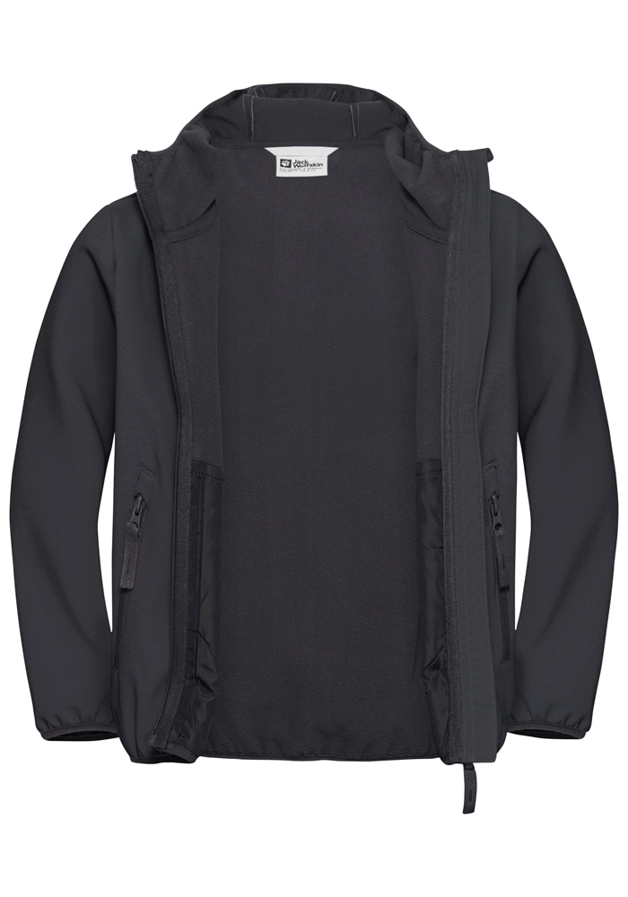 Jack Wolfskin Softshelljacke »FOURWINDS JACKET KIDS«, mit Kapuze