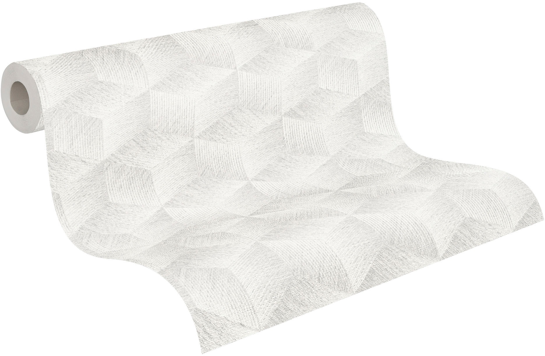 A.S. Création Vliestapete »Natural Living 3D Tapete«, matt-gemustert-neutral, 3D Tapete Vlies Vlies Wand Tapeten Wohnzimmer Schlafzimmer Küche Optik