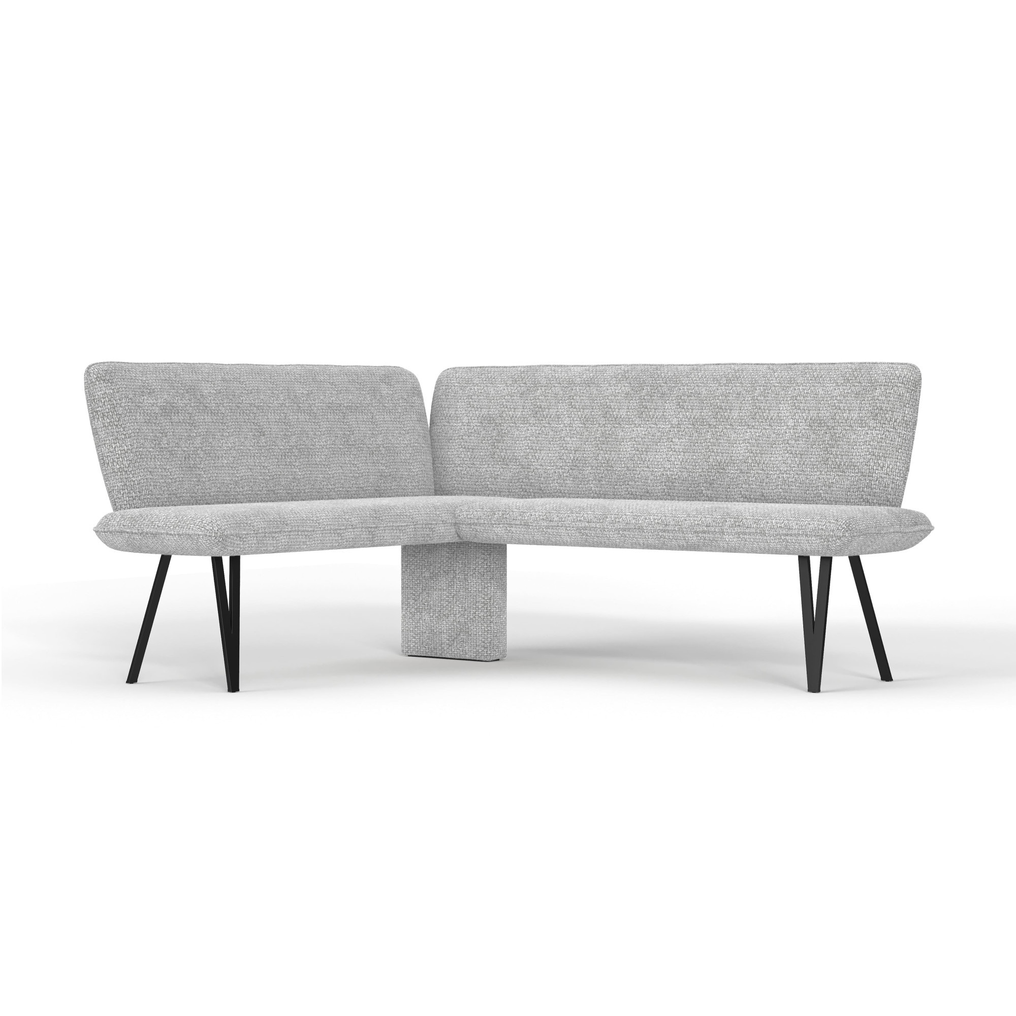OTTO Home Mily Corner Bench Gray