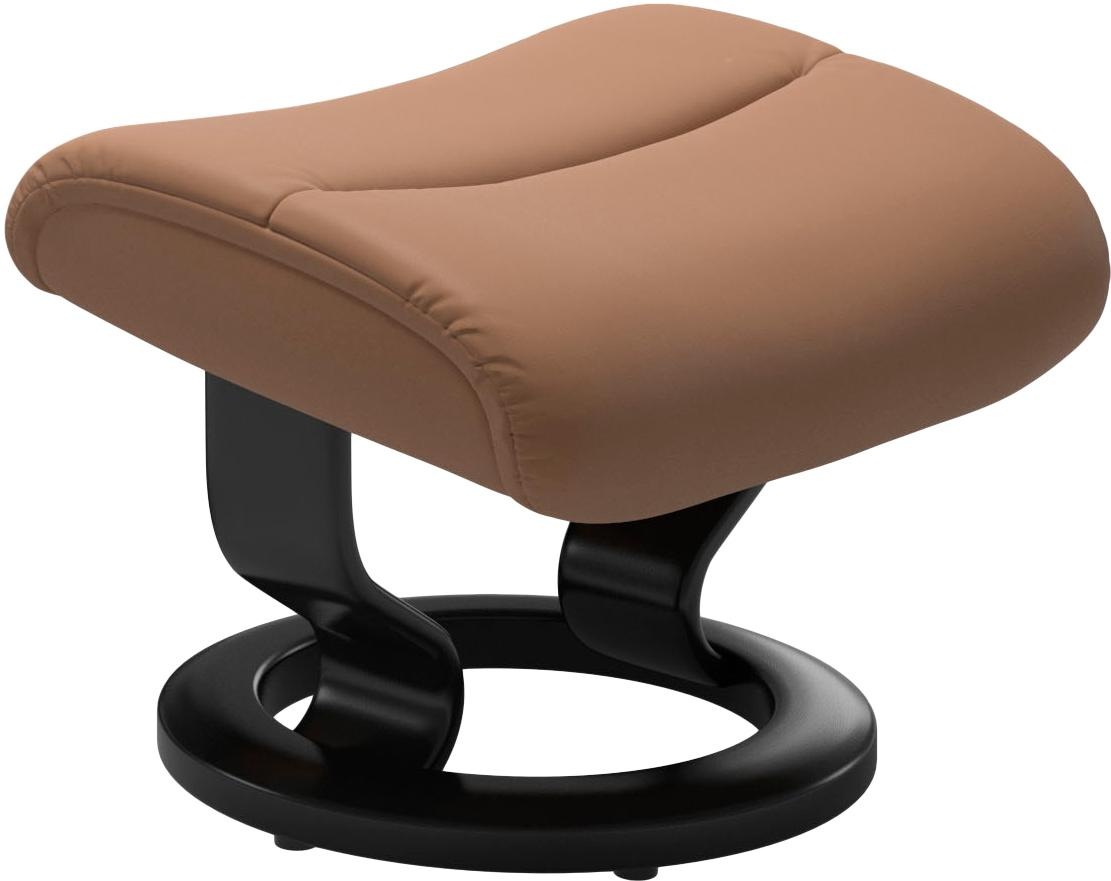 Stressless® Relaxsessel »View«, (Set, Relaxsessel mit Hocker), mit Classic Base, Größe M,Gestell Schwarz