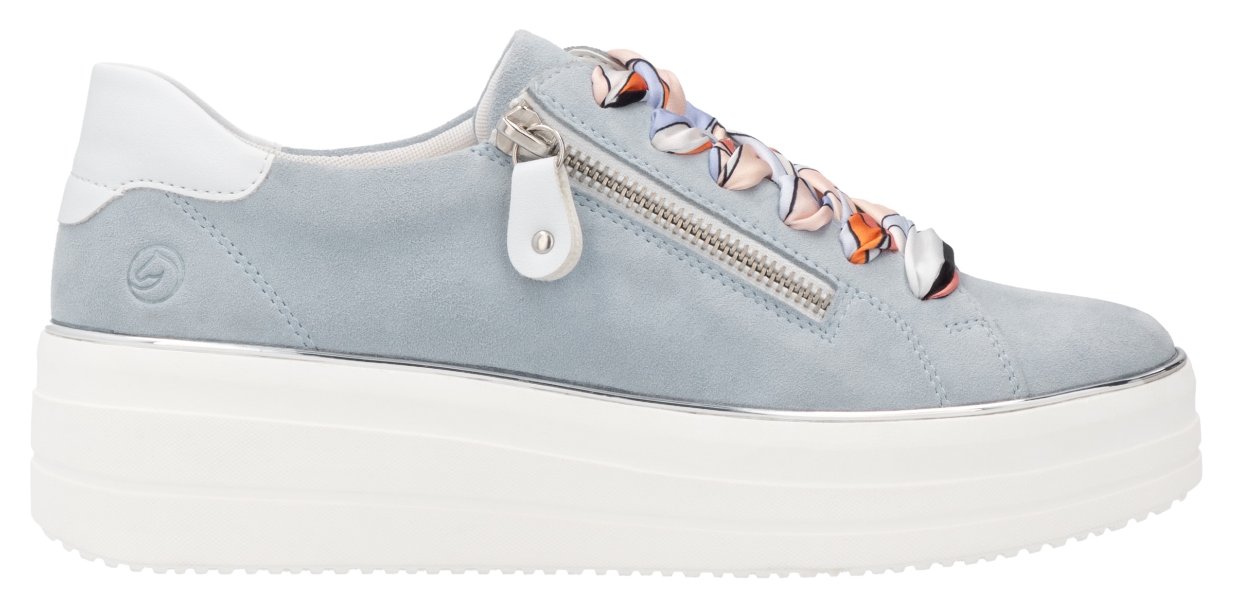 Remonte Plateausneaker, Freizeitschuh, Halbschuh, Schnürschuh mit seitlichem Reißverschluss
