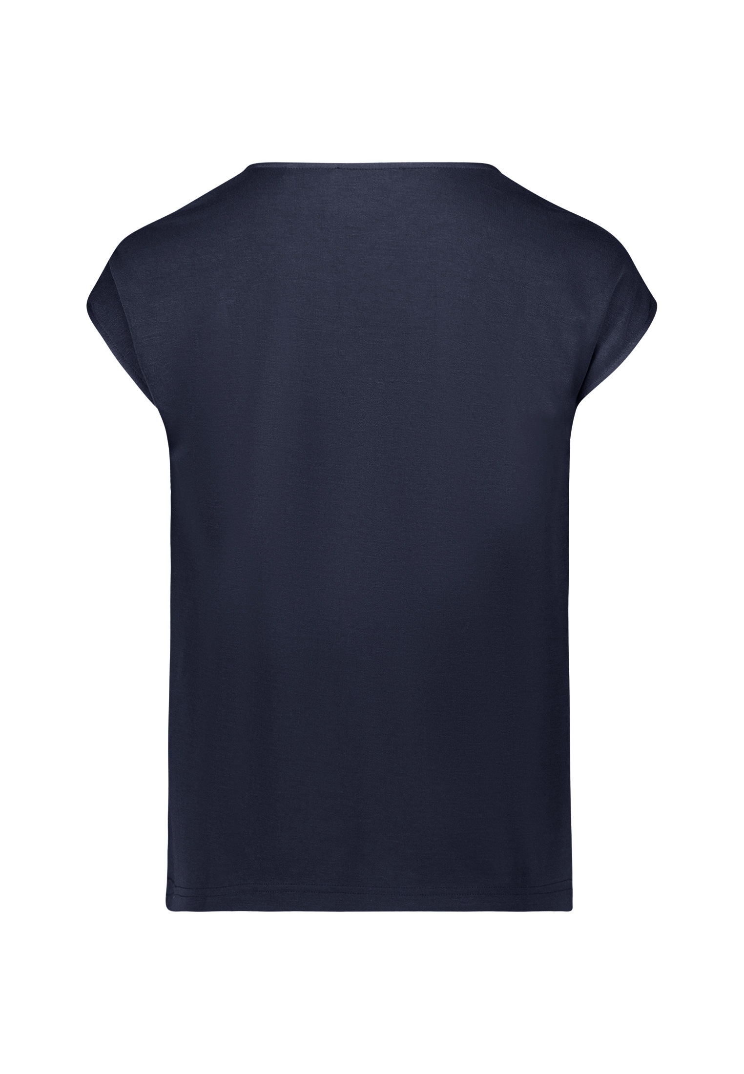Zero T-Shirt »zero Jerseyshirt mit Wasserfallausschnitt«, (1 tlg.), drapiert /gerafft