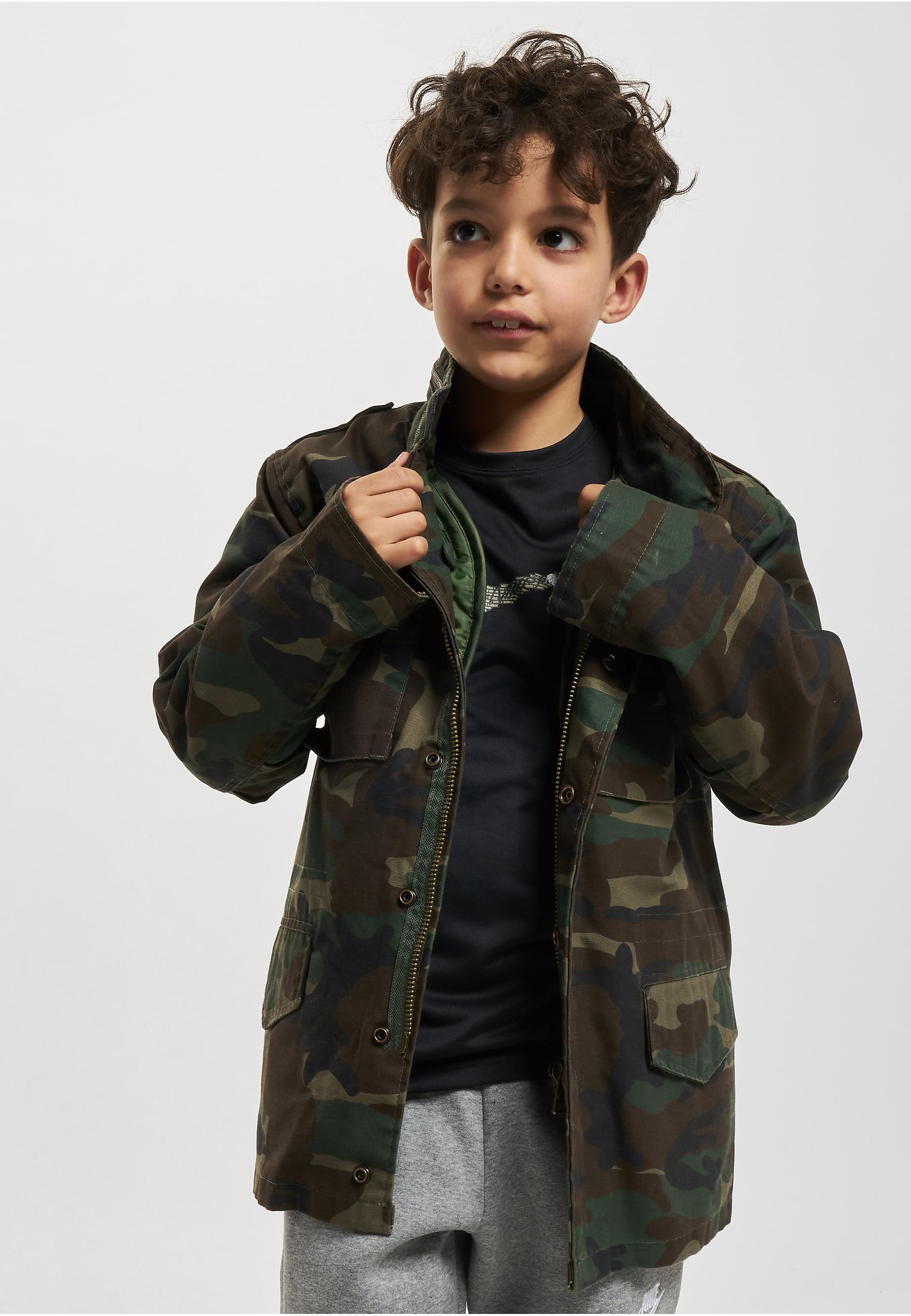 Brandit Parka »Brandit Herren Kids M65 Standard Jacket«, (1 St.), mit Kapuze