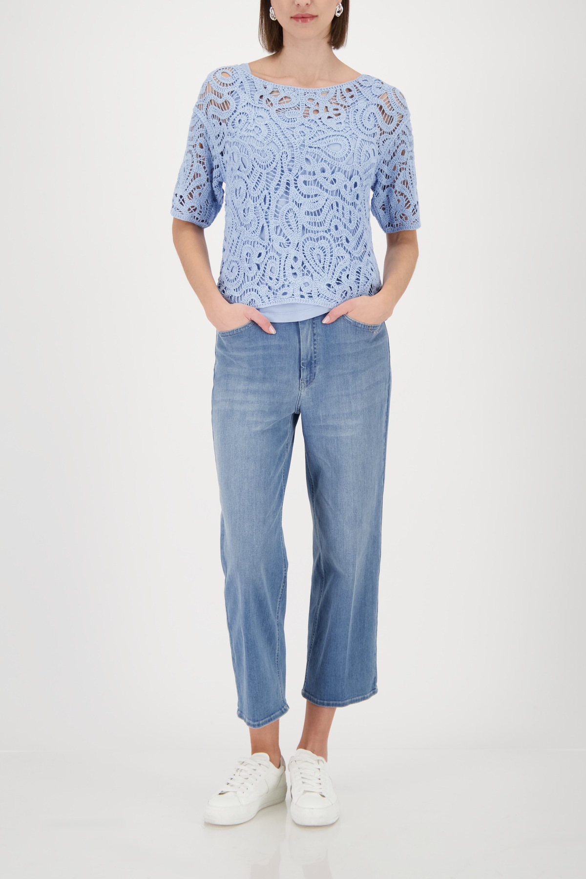 Monari Strickpullover Regular fit mit Cornelly-Muster