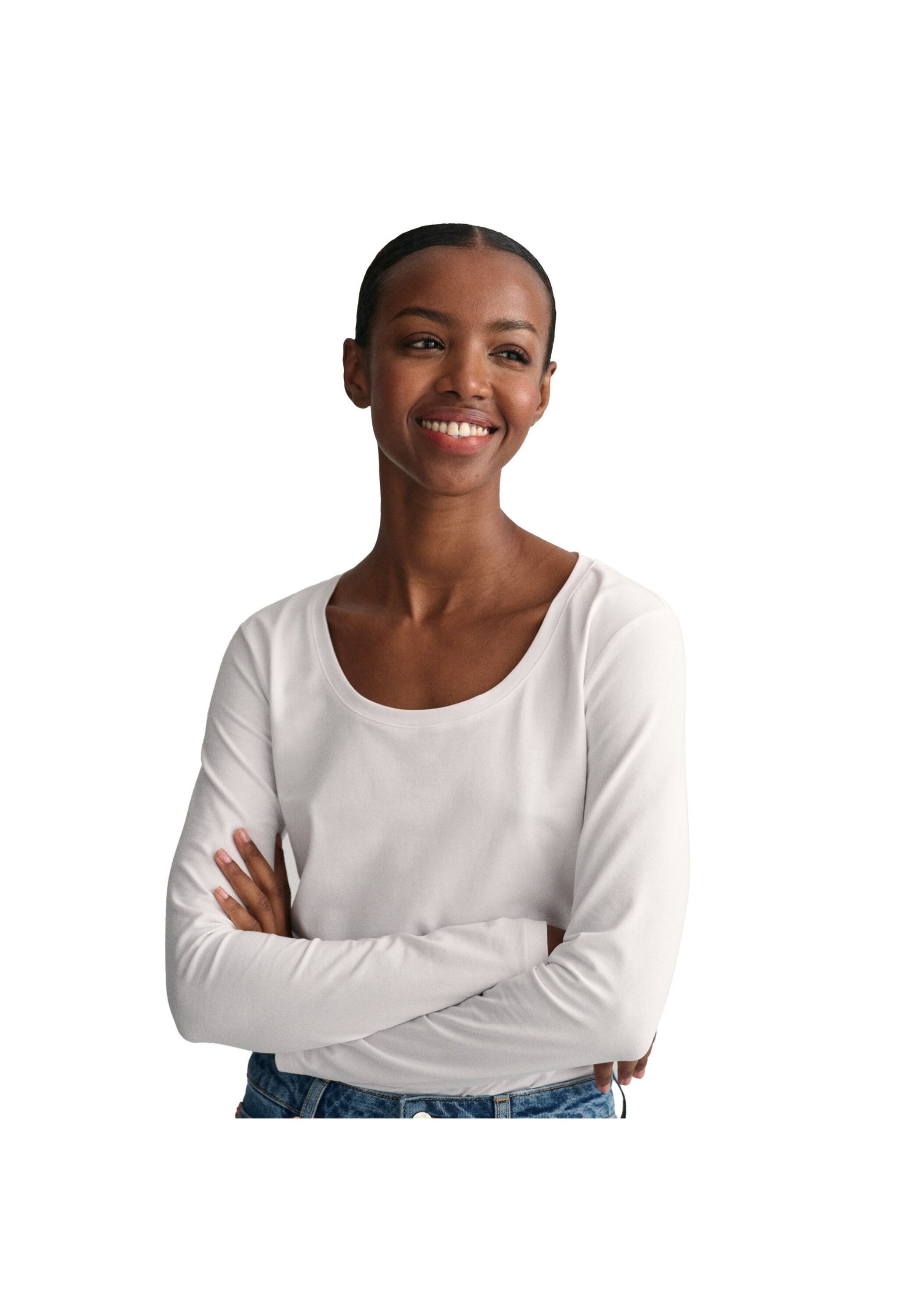 Gant Longsleeve »Longsleeve SCOOP NECK TOP 1er Pack«