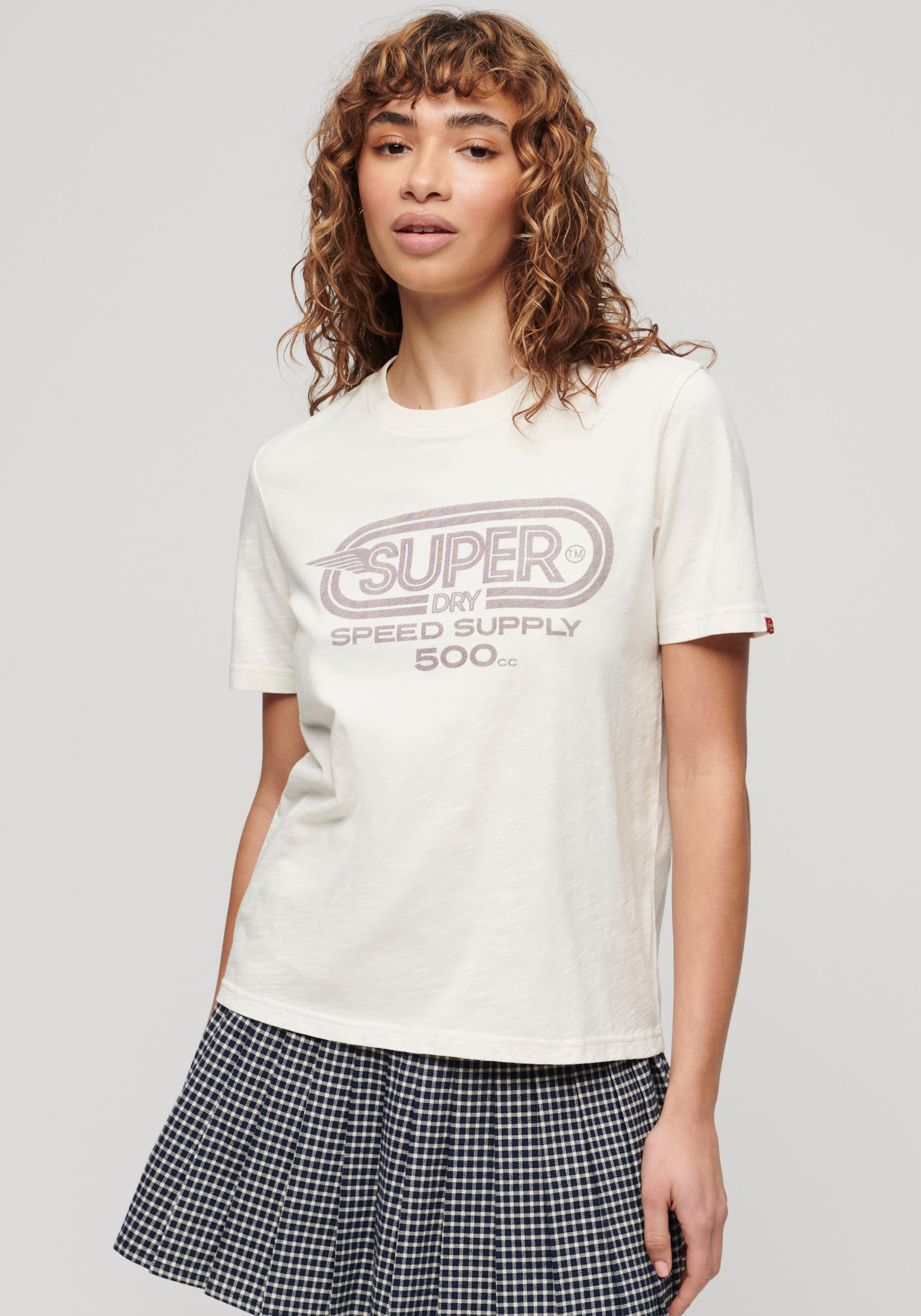 Superdry Print-Shirt »ARCHIVE KISS PRINT RELAXED TEE«